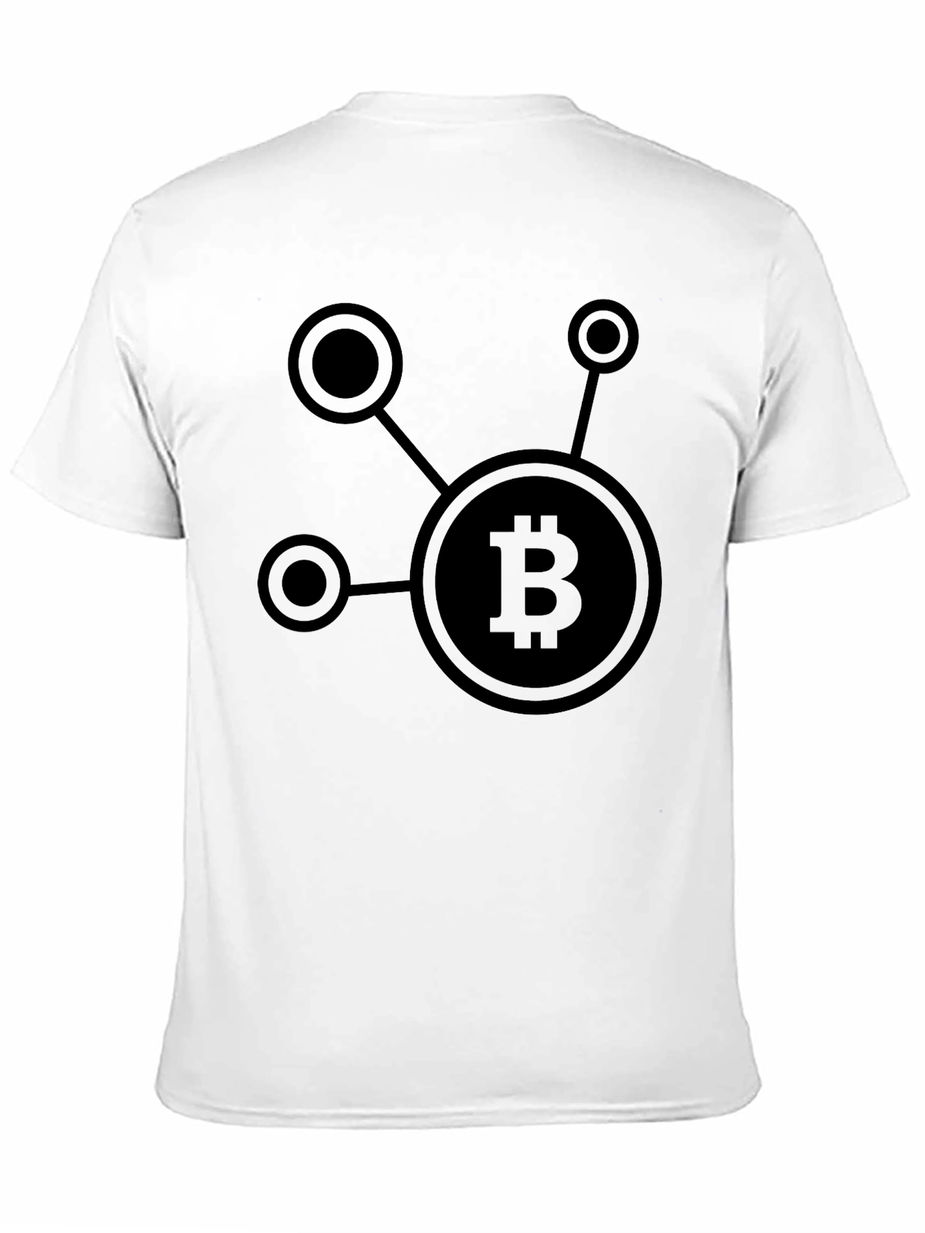 Bitcoin Network Black T-Shirt Crypto Blockchain Tee