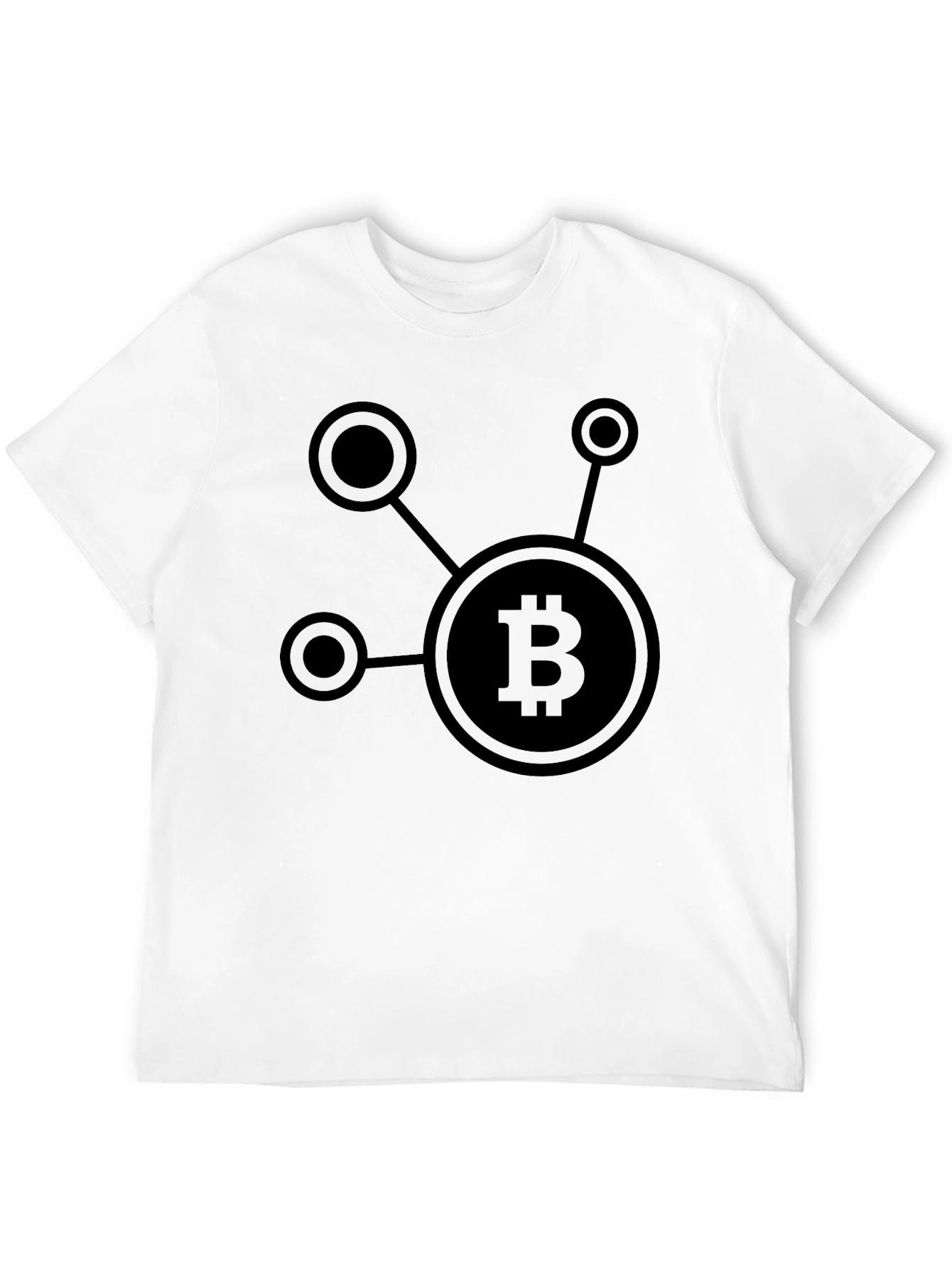Bitcoin Network Black T-Shirt Crypto Blockchain Tee