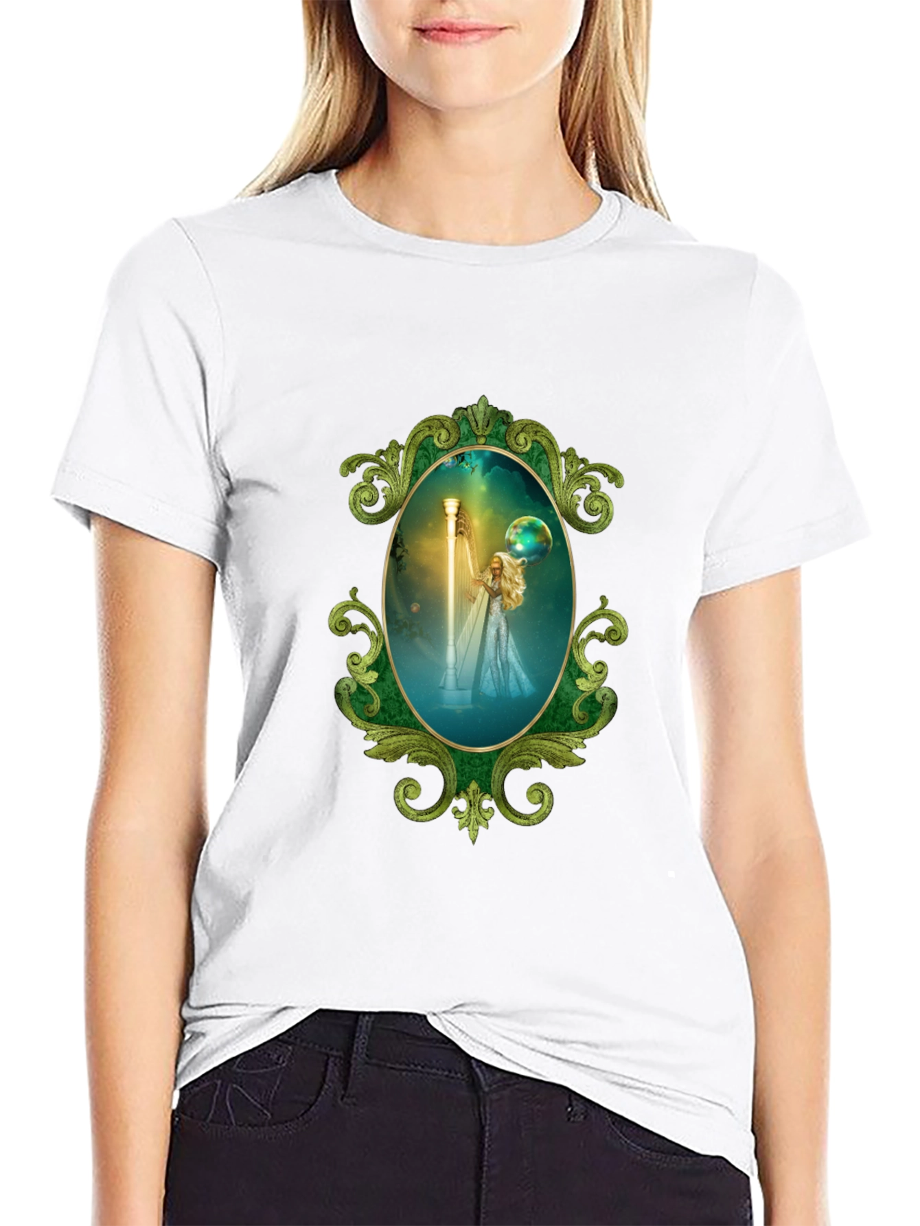 Mystic Framed Graphic Tee - Black