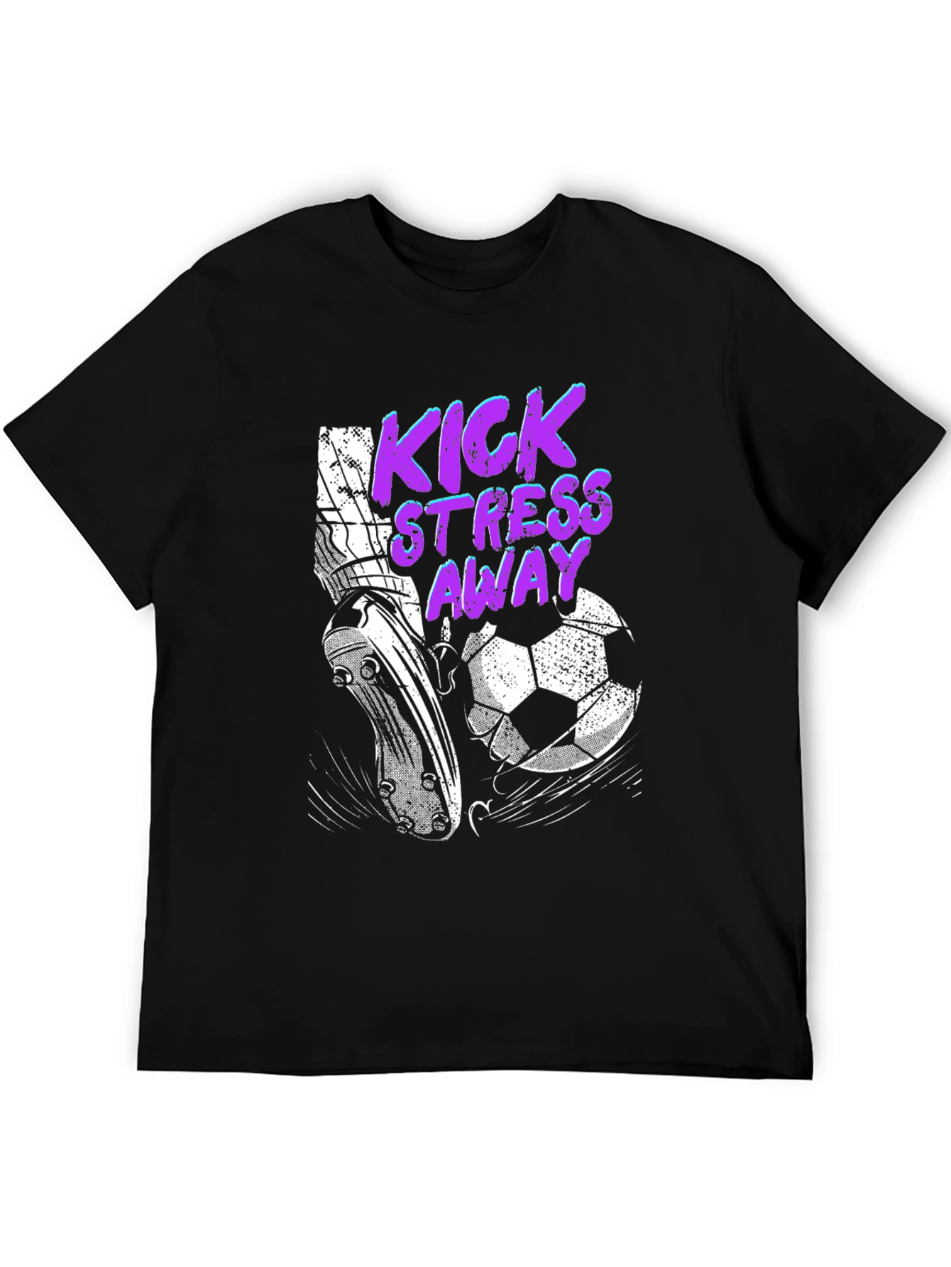 Kick Stress Away Soccer T-Shirt