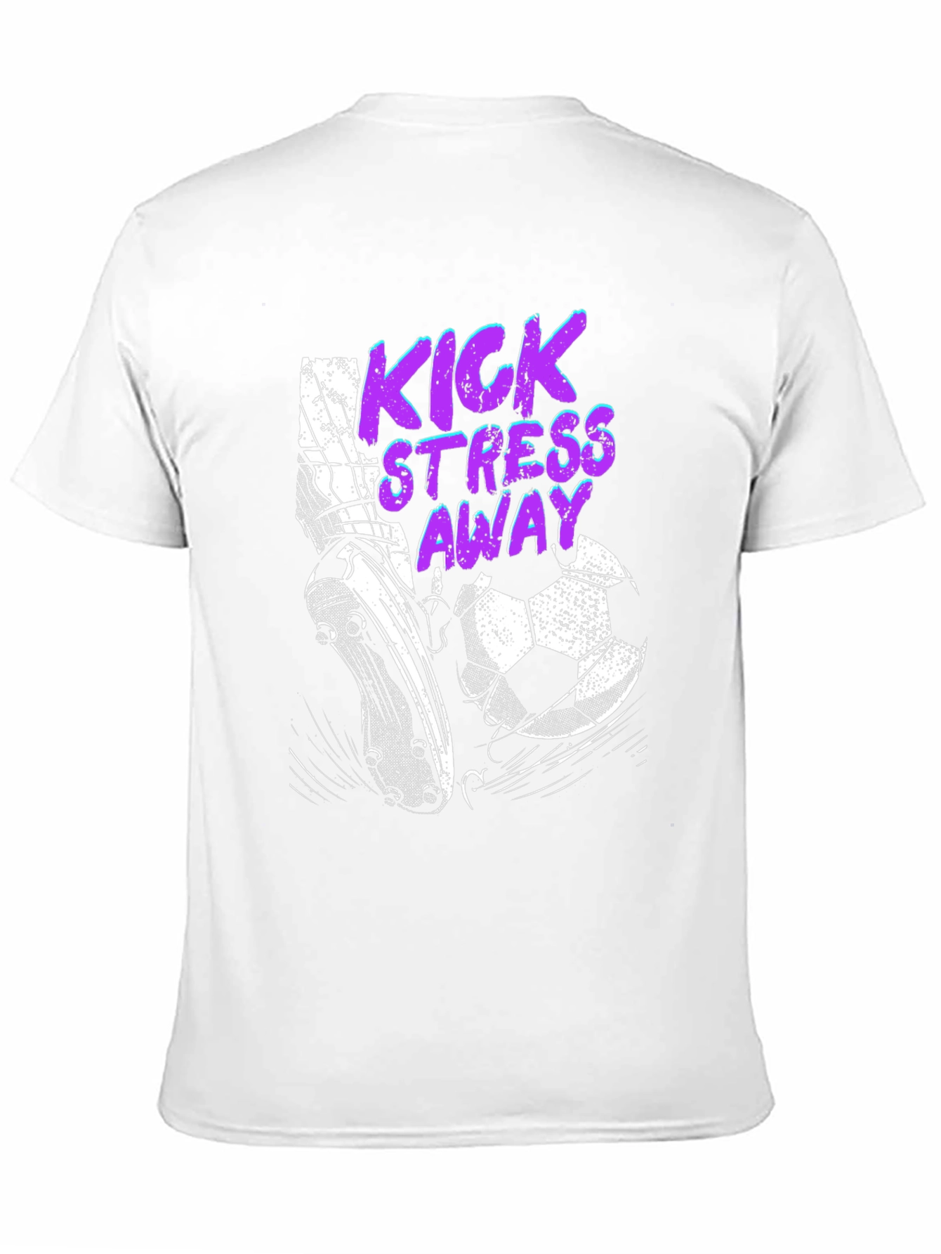 Kick Stress Away Soccer T-Shirt