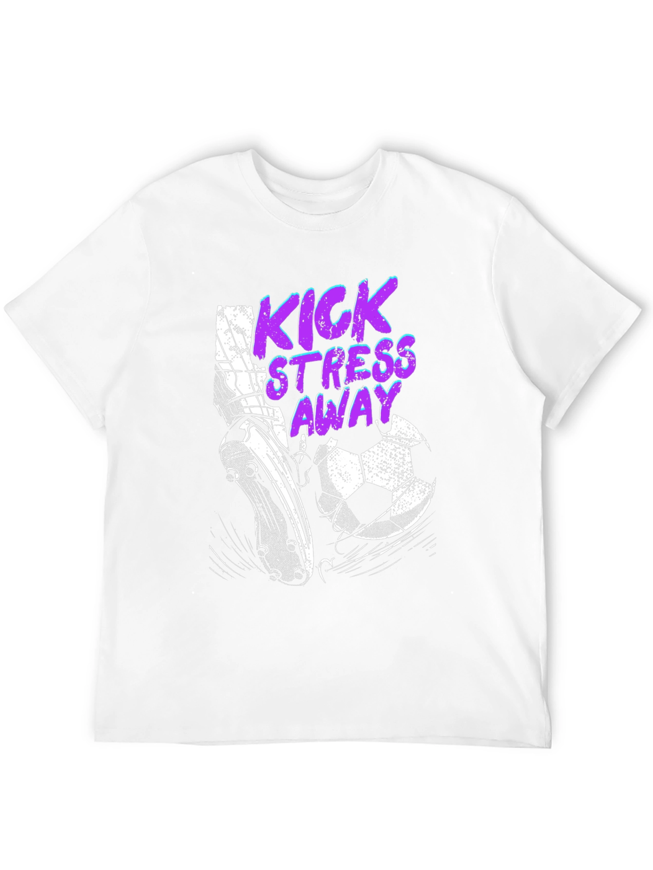 Kick Stress Away Soccer T-Shirt
