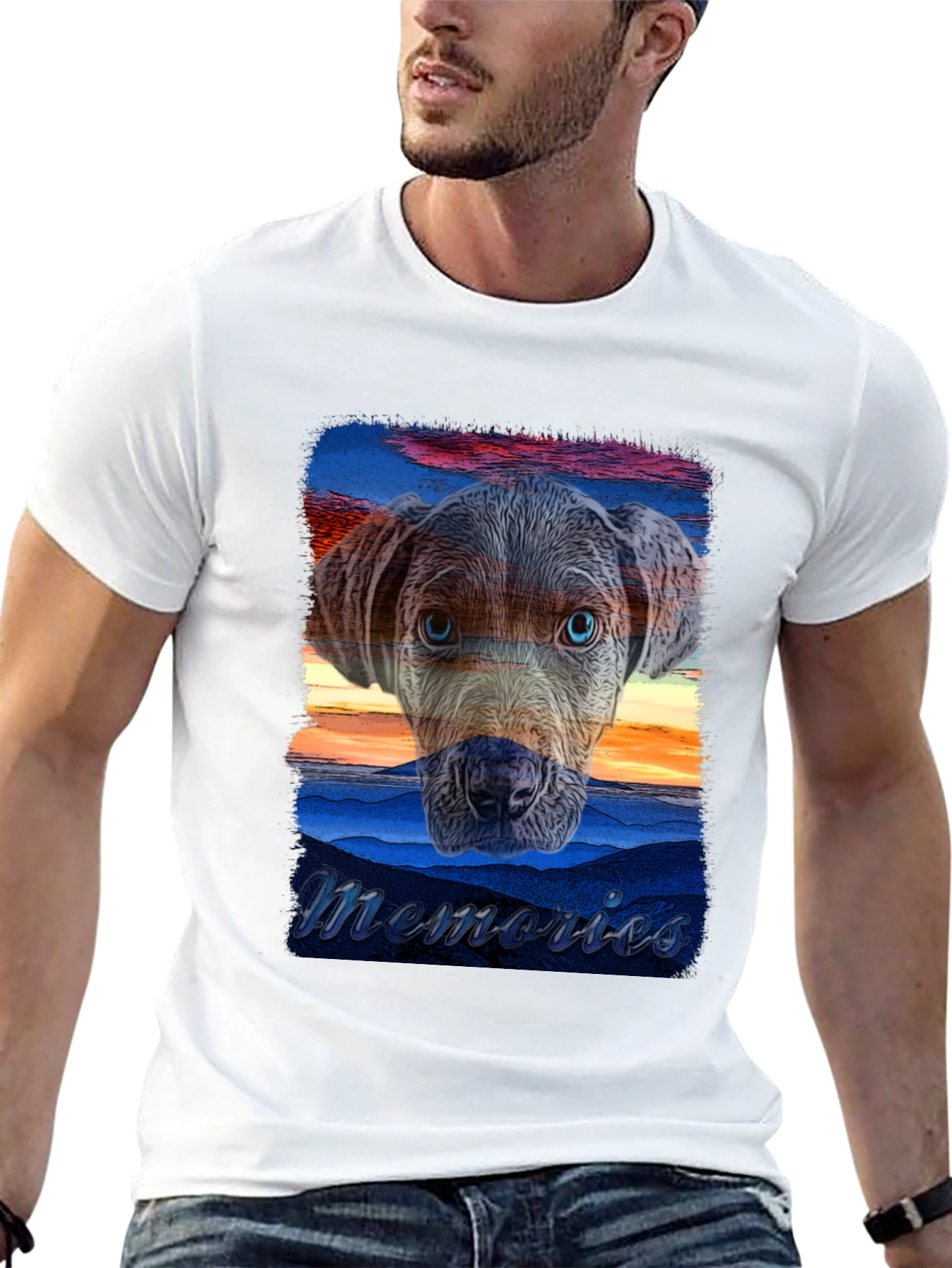 Memories Dog Graphic T-Shirt - Unisex