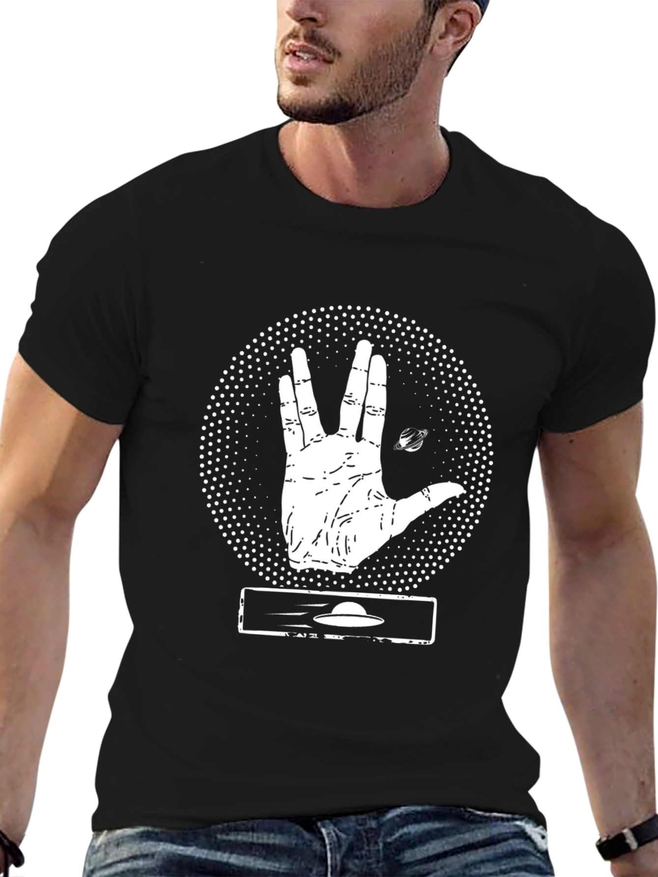Star Trek Live Long & Prosper UFO T-Shirt