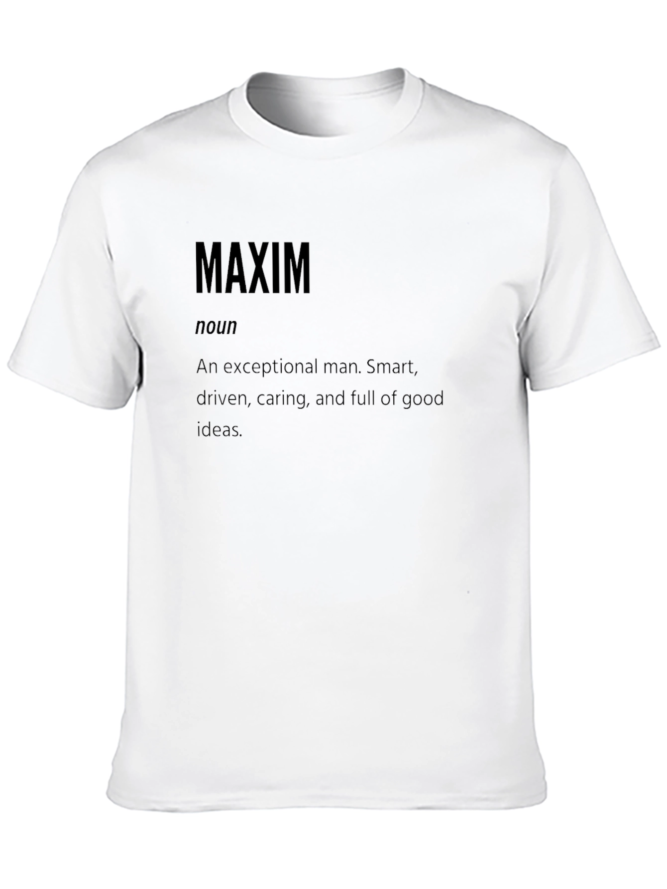 Maxim Definition Black T-Shirt - Exceptional Man