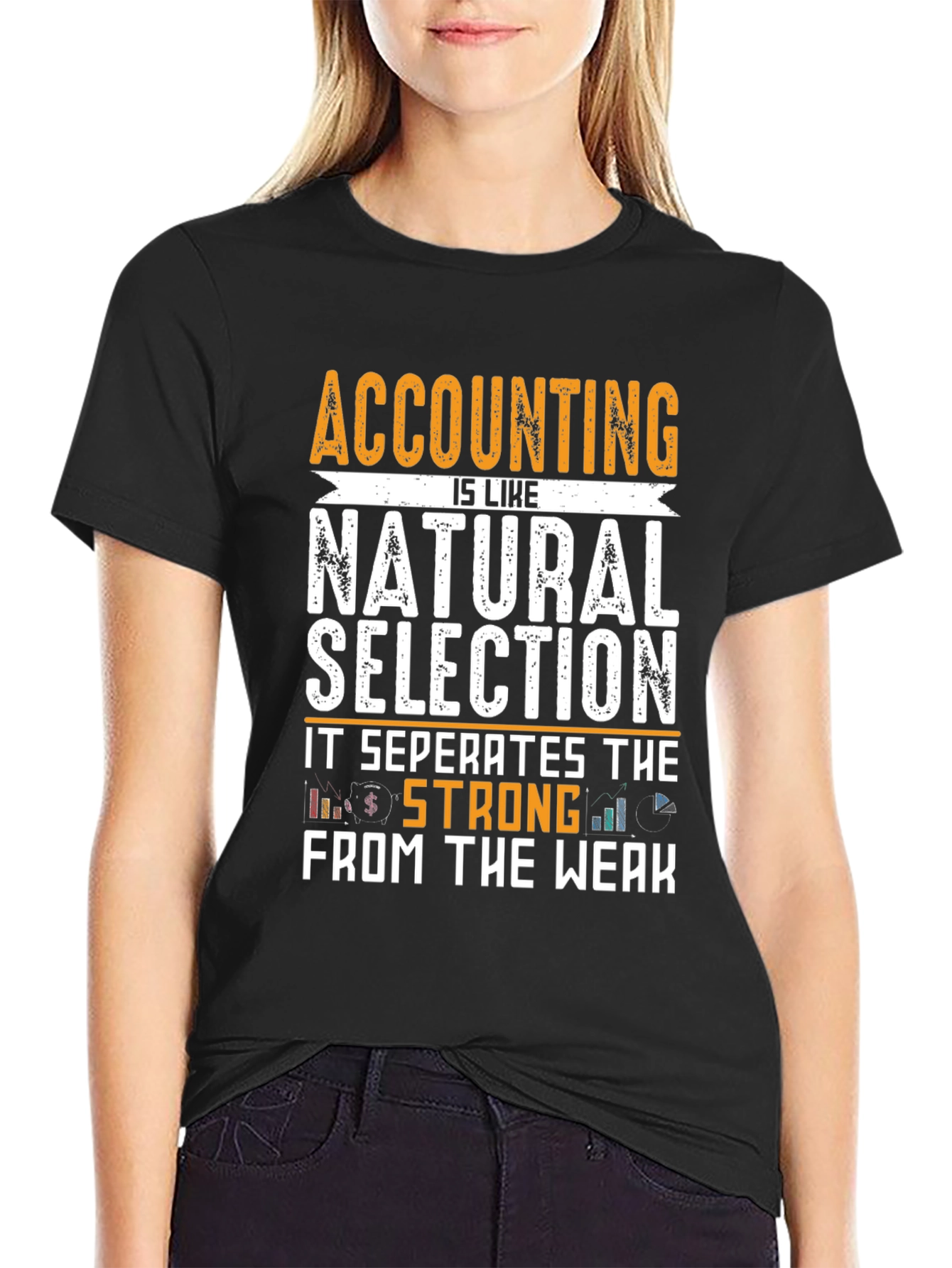 Accounting Natural Selection T-Shirt