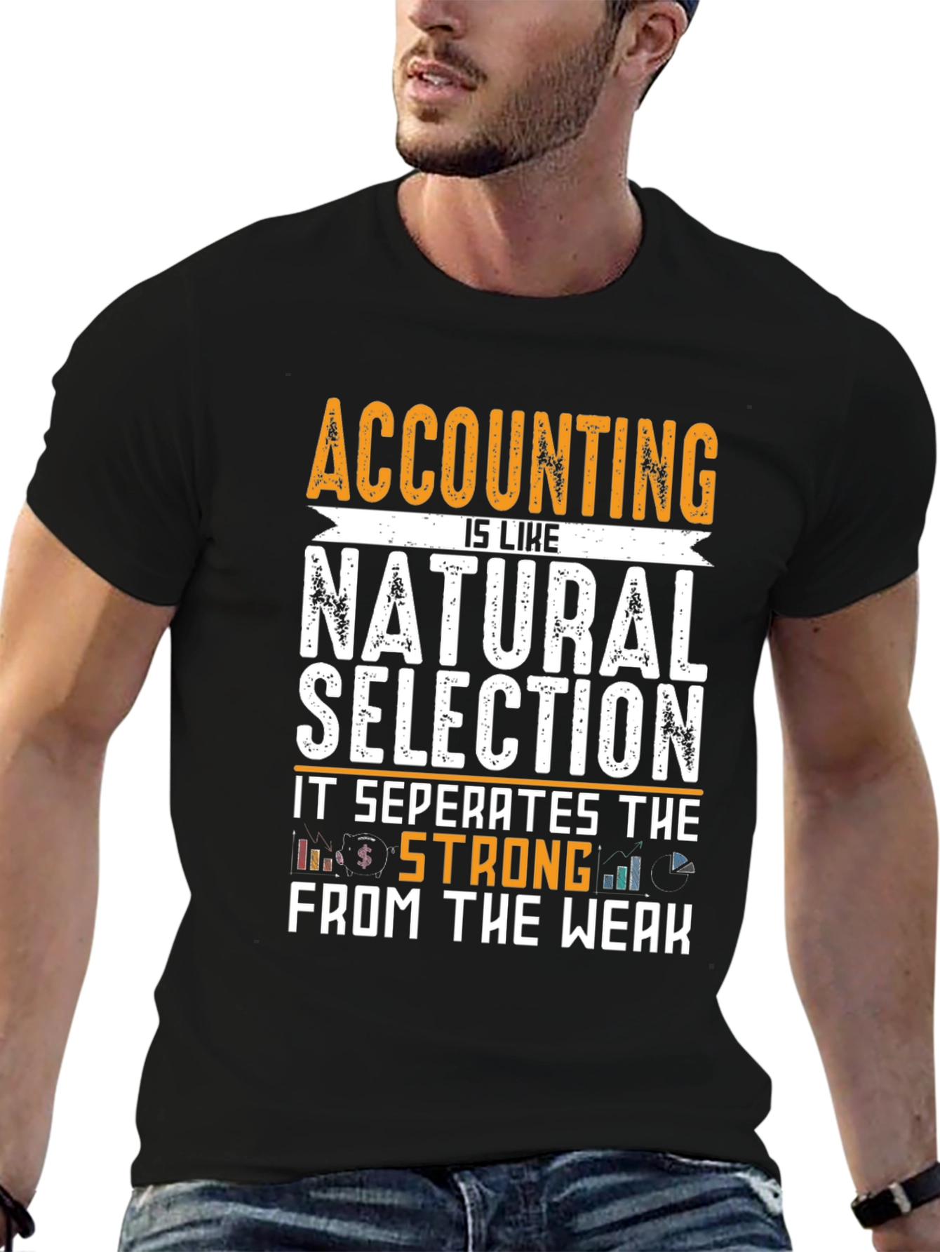 Accounting Natural Selection T-Shirt