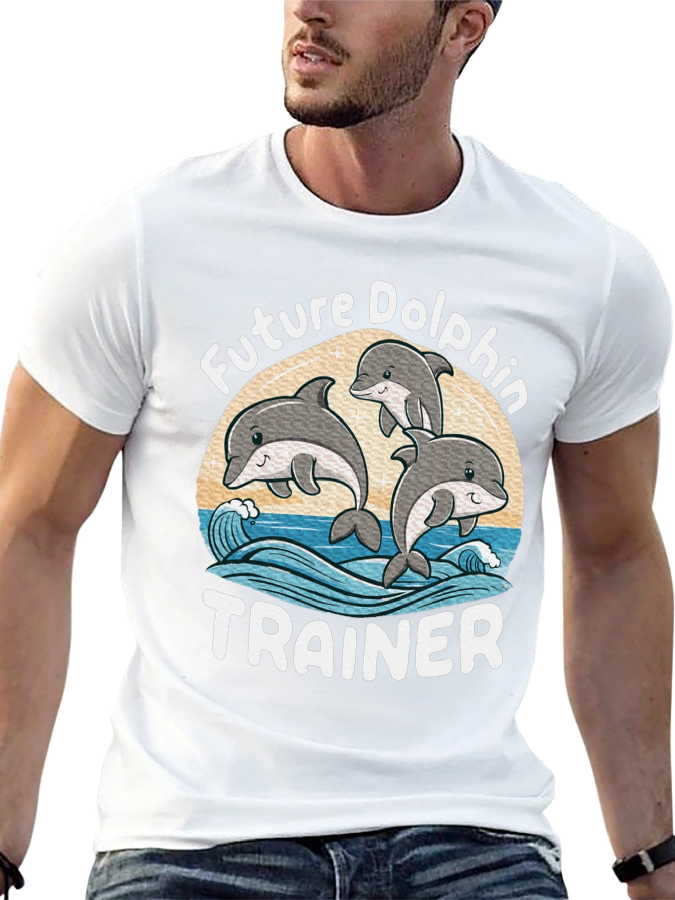 Future Dolphin Trainer T-Shirt - Cute Sea Animal Tee