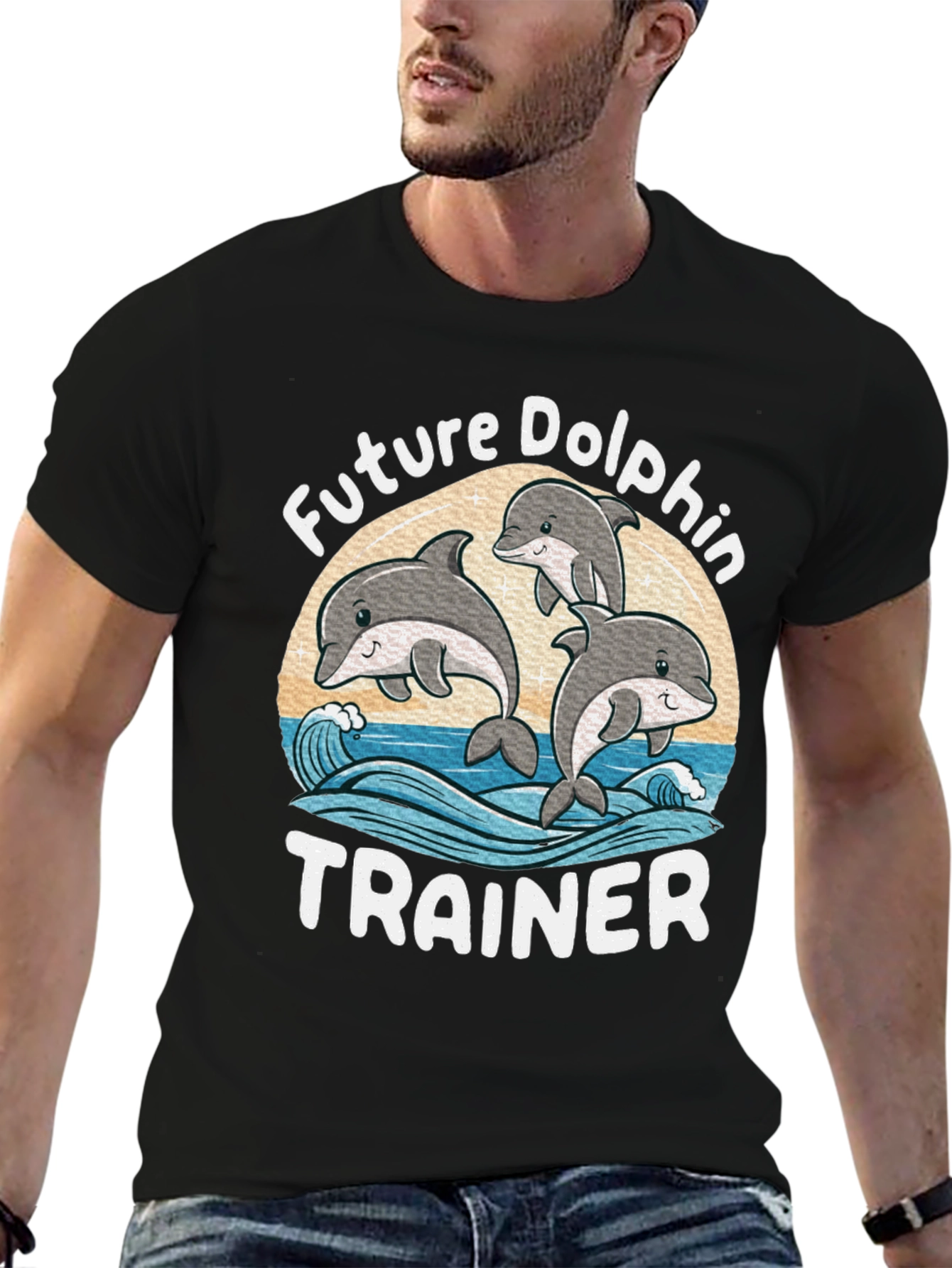 Future Dolphin Trainer T-Shirt - Cute Sea Animal Tee