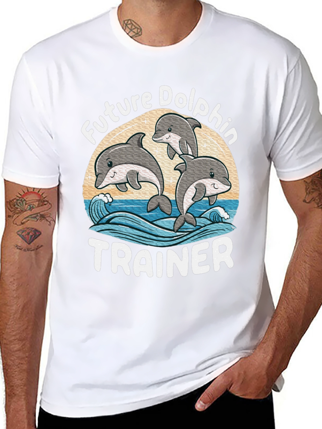 Future Dolphin Trainer T-Shirt - Cute Sea Animal Tee