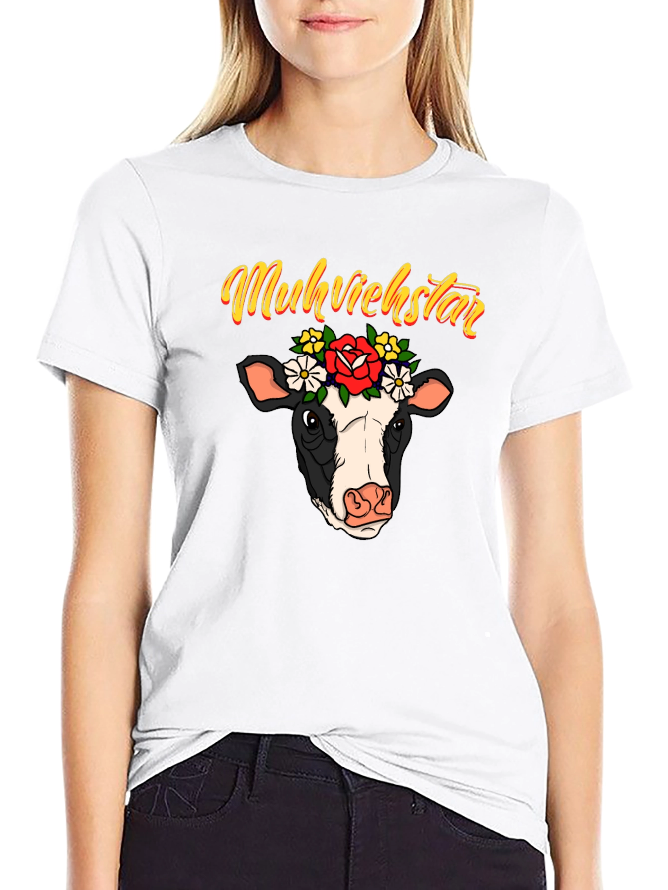 Muhviehstar Cow Graphic Tee