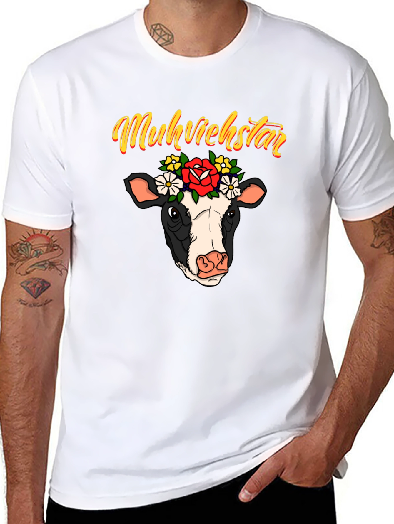 Muhviehstar Cow Graphic Tee