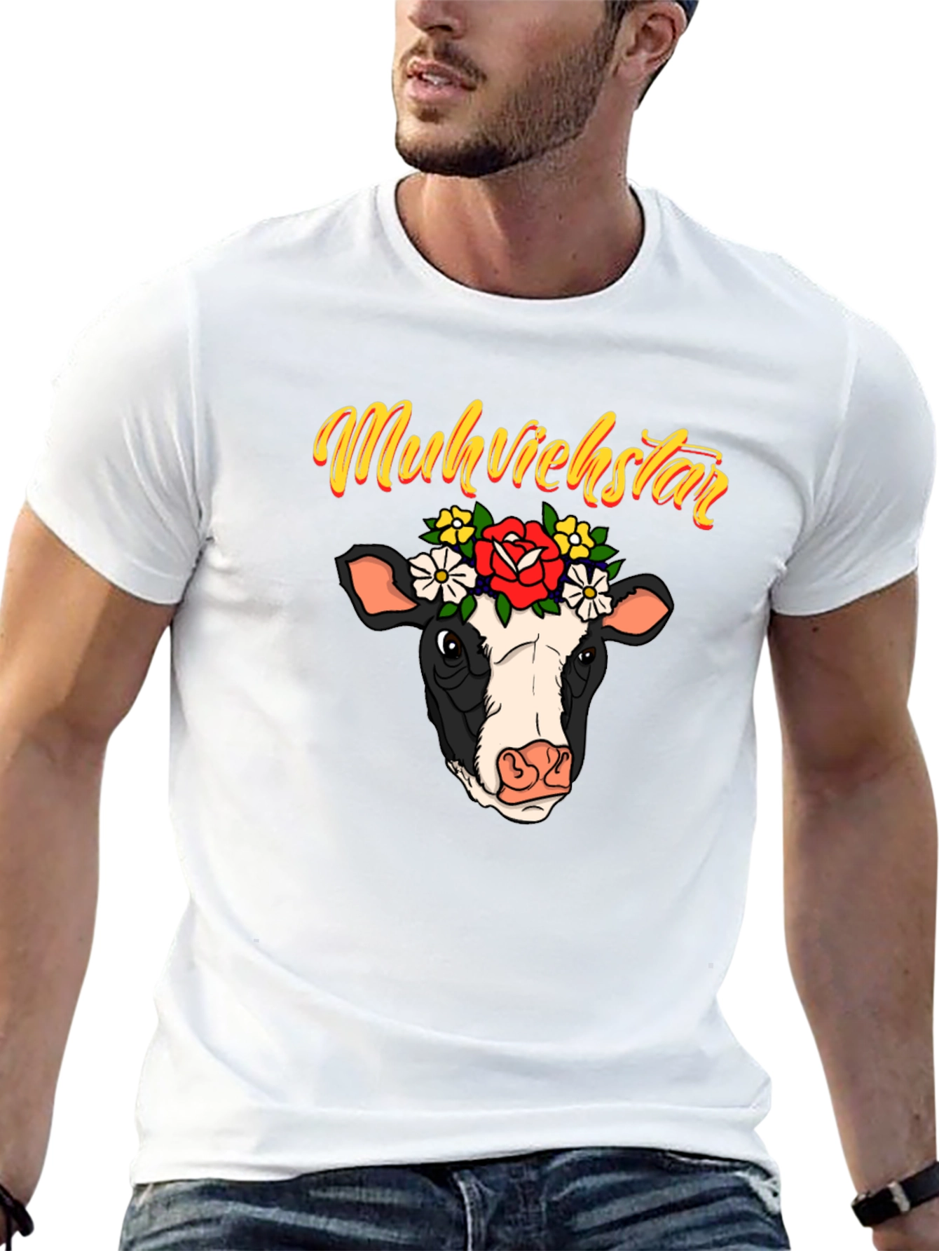 Muhviehstar Cow Graphic Tee