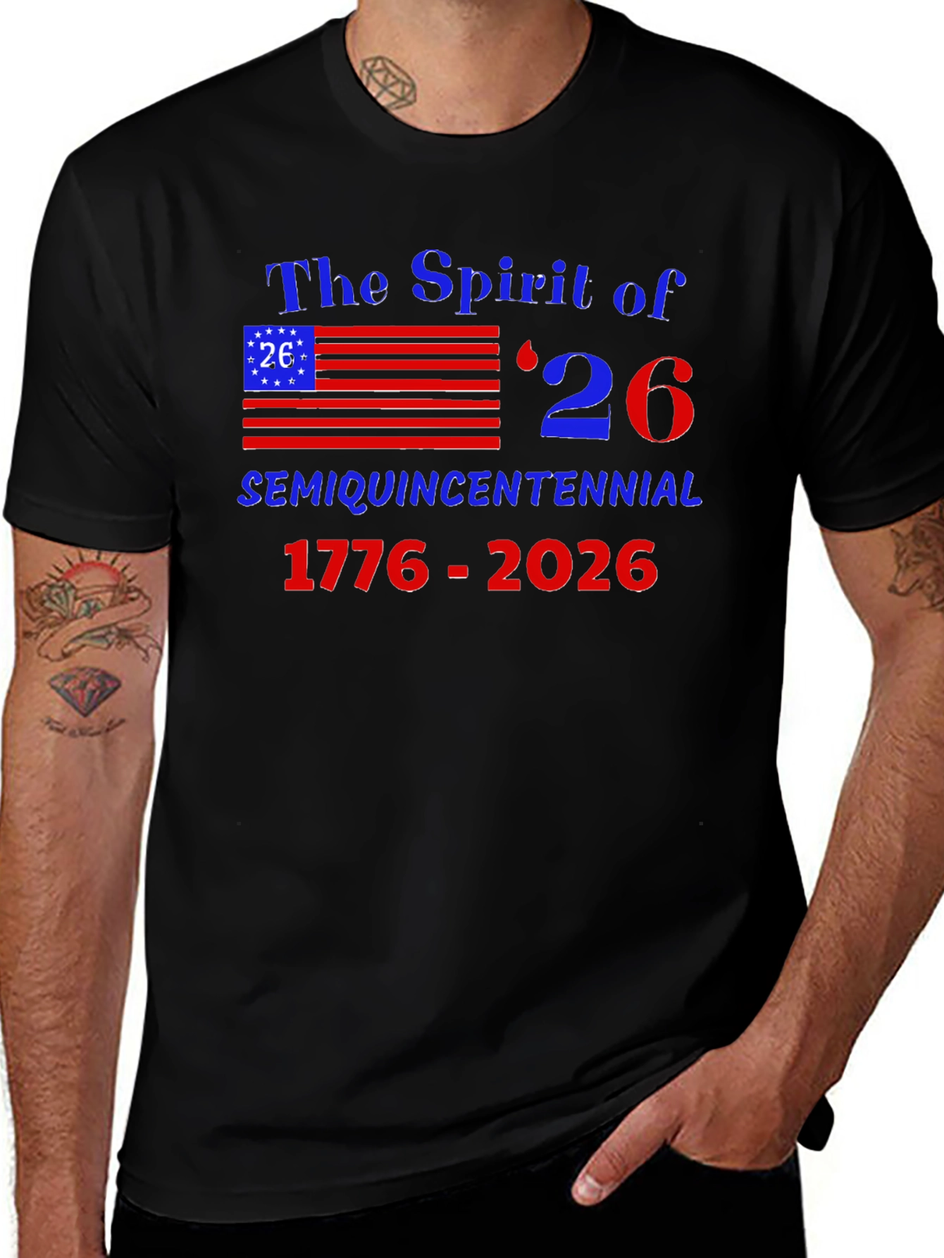 Spirit of 26 Semi Quincentennial T-Shirt