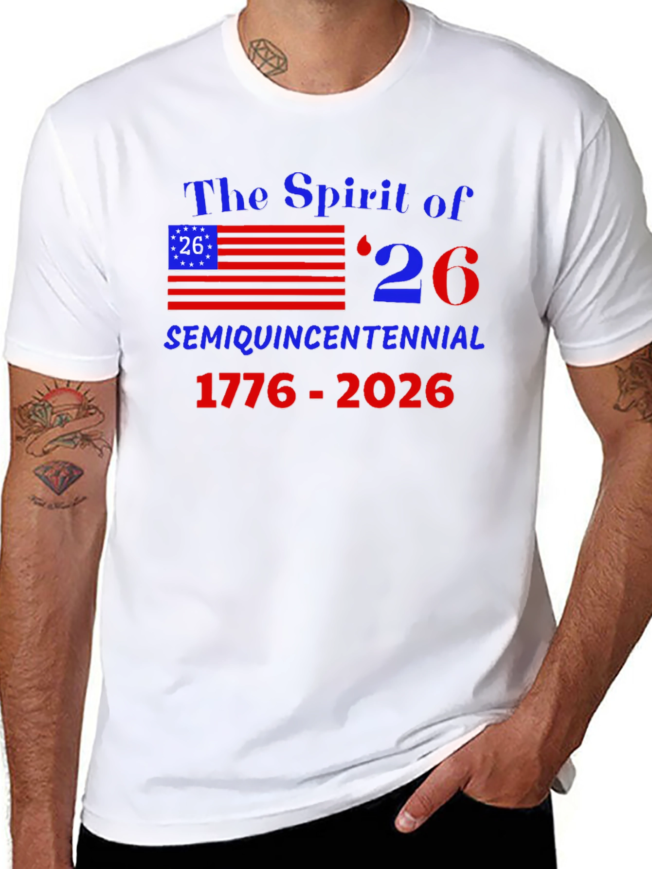 Spirit of 26 Semi Quincentennial T-Shirt