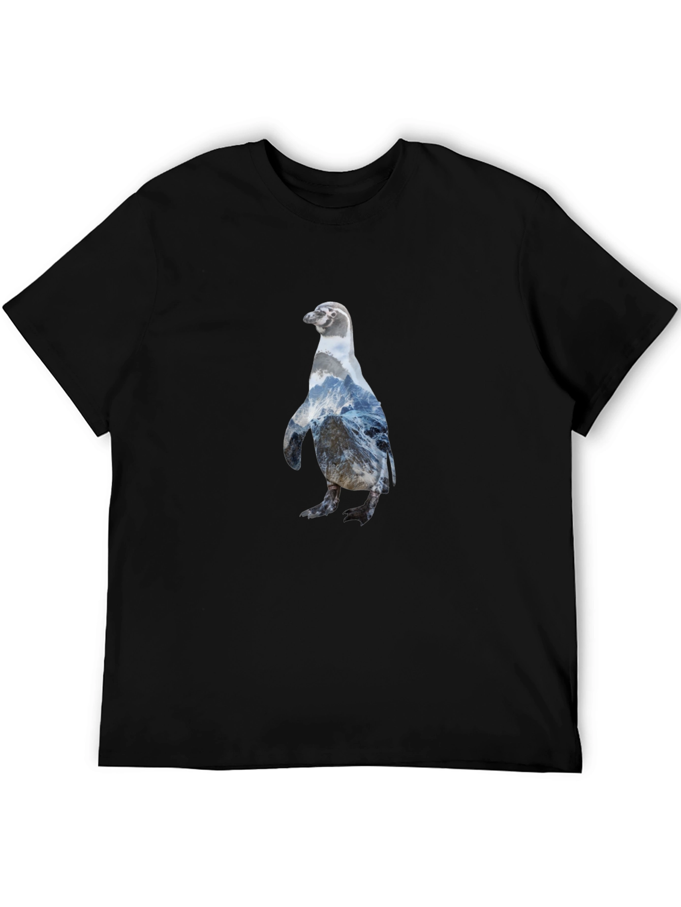 Penguin Graphic Black T-Shirt