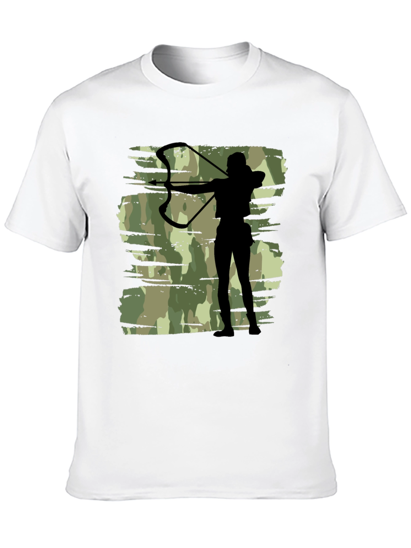 Archer Camo Tee - Black Graphic T-Shirt