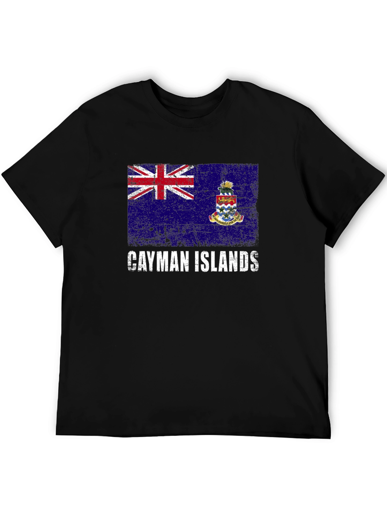 Cayman Islands Flag Graphic T-Shirt