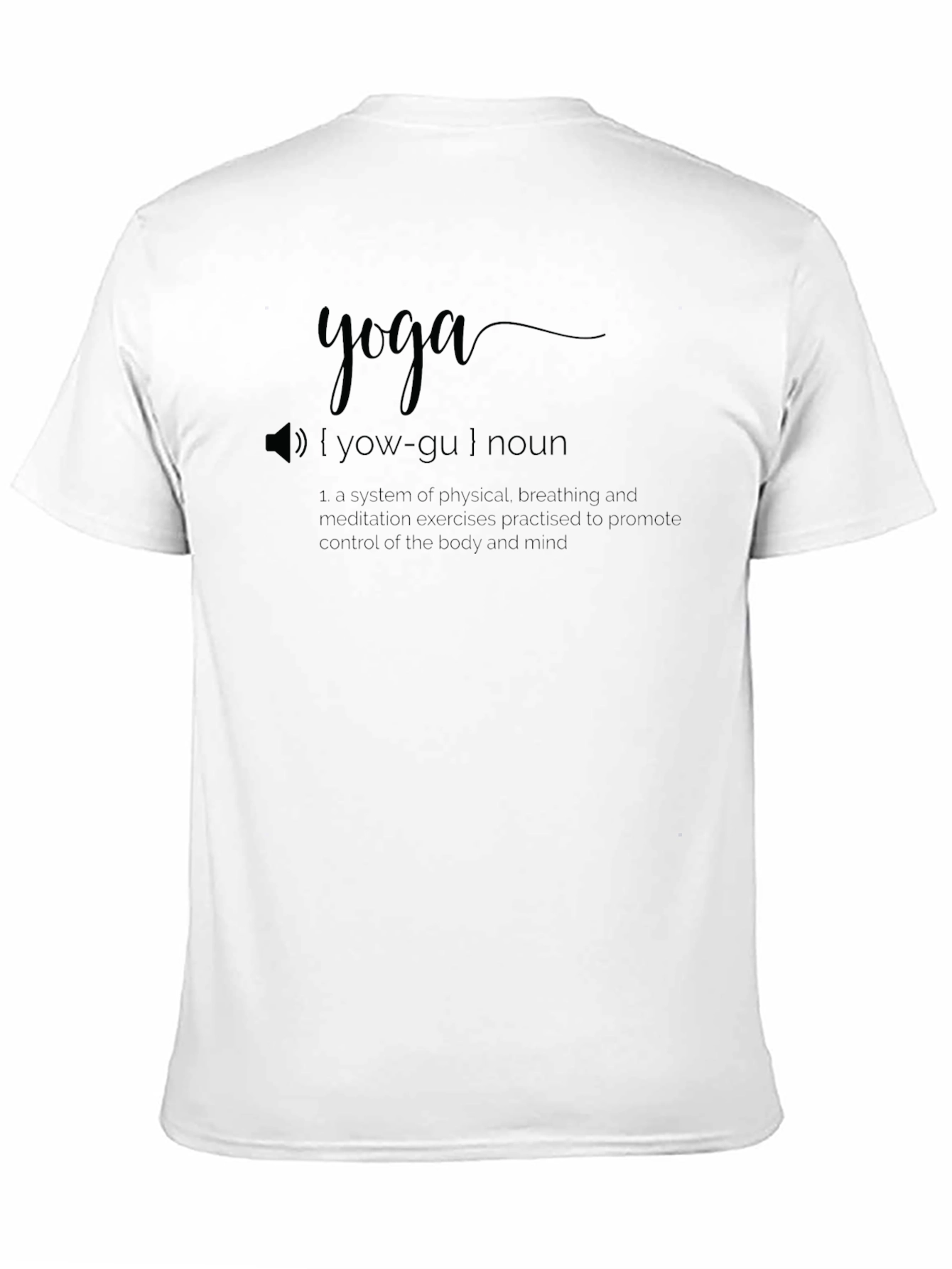 Yoga Definition T-Shirt - Unisex Black Tee