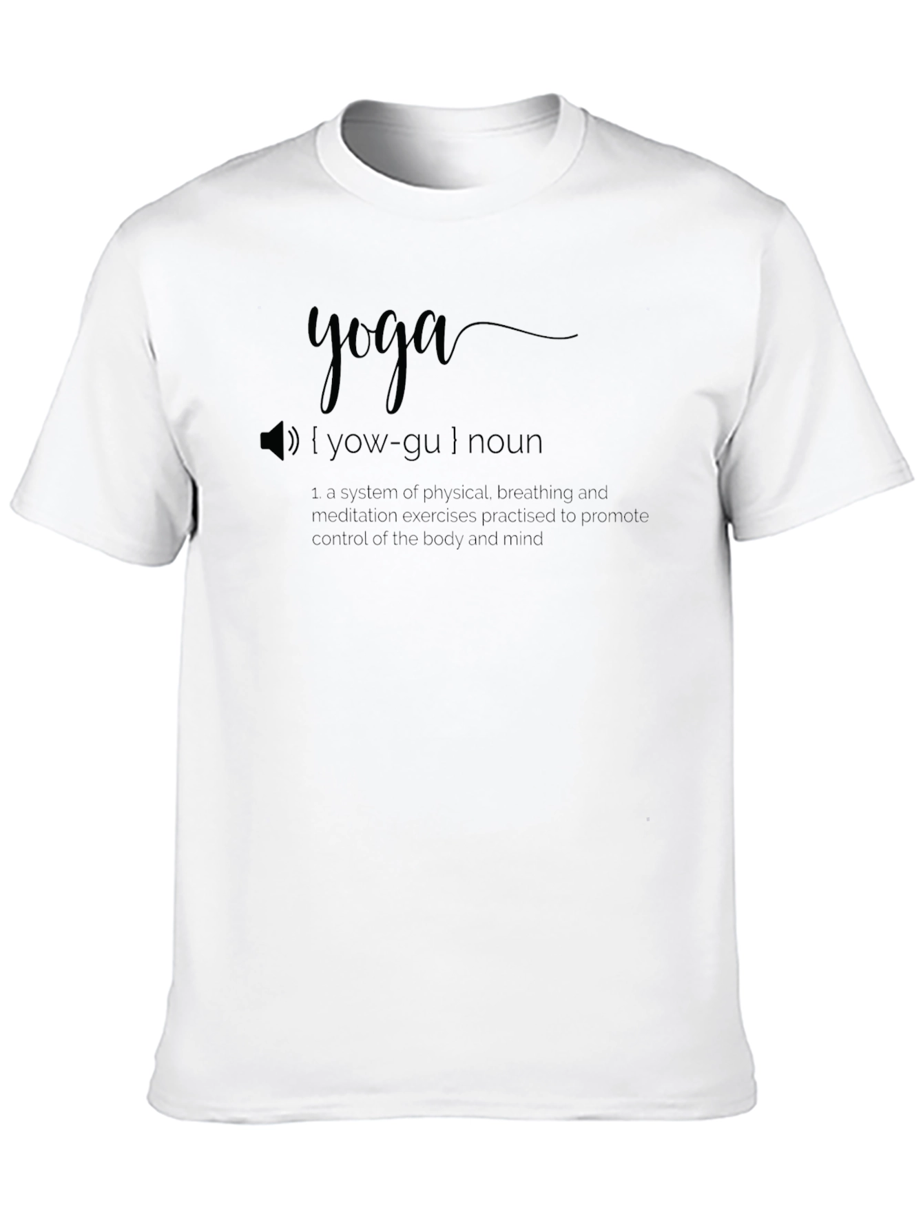 Yoga Definition T-Shirt - Unisex Black Tee