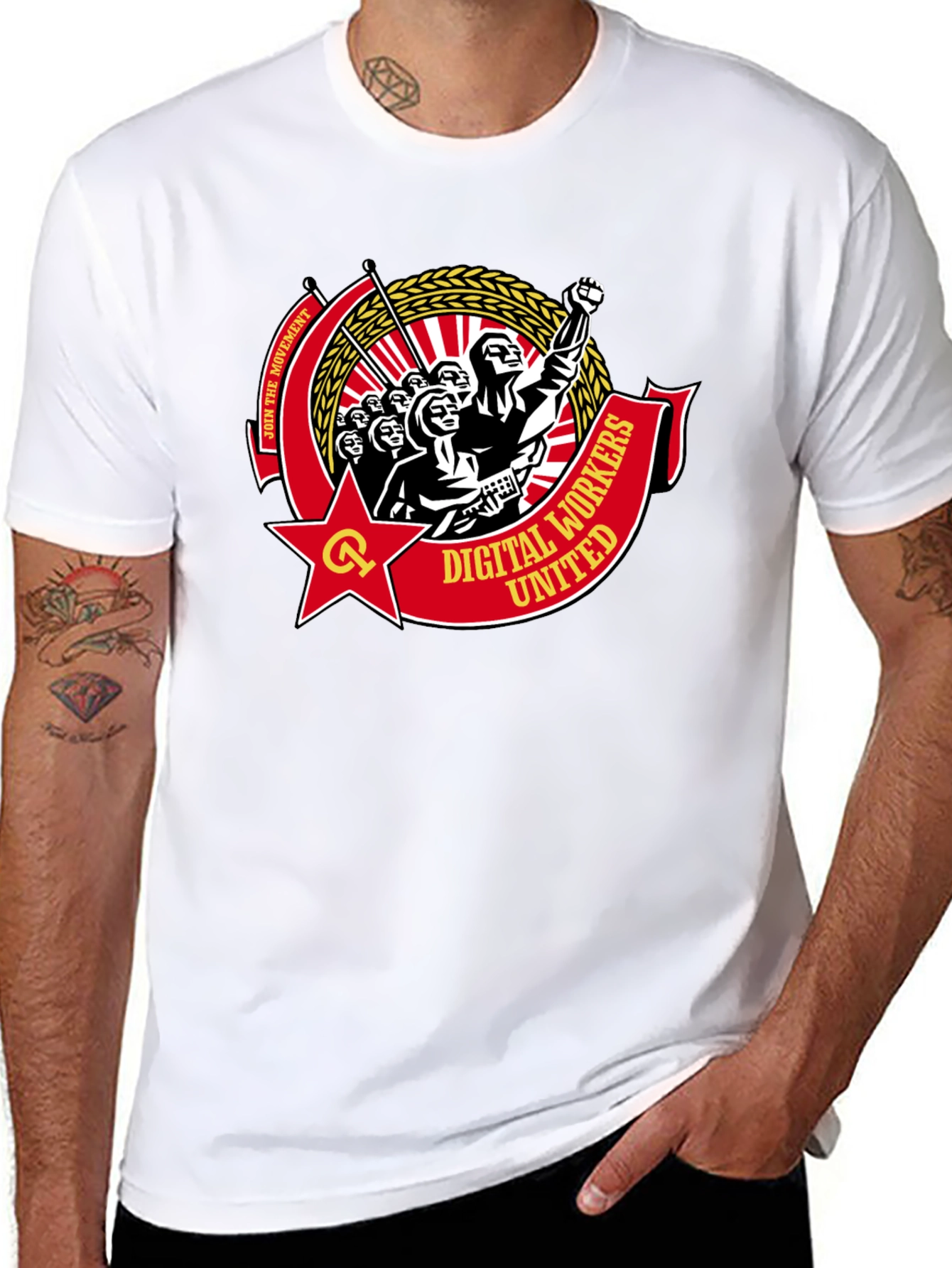 Digital Workers United Graphic T-Shirt