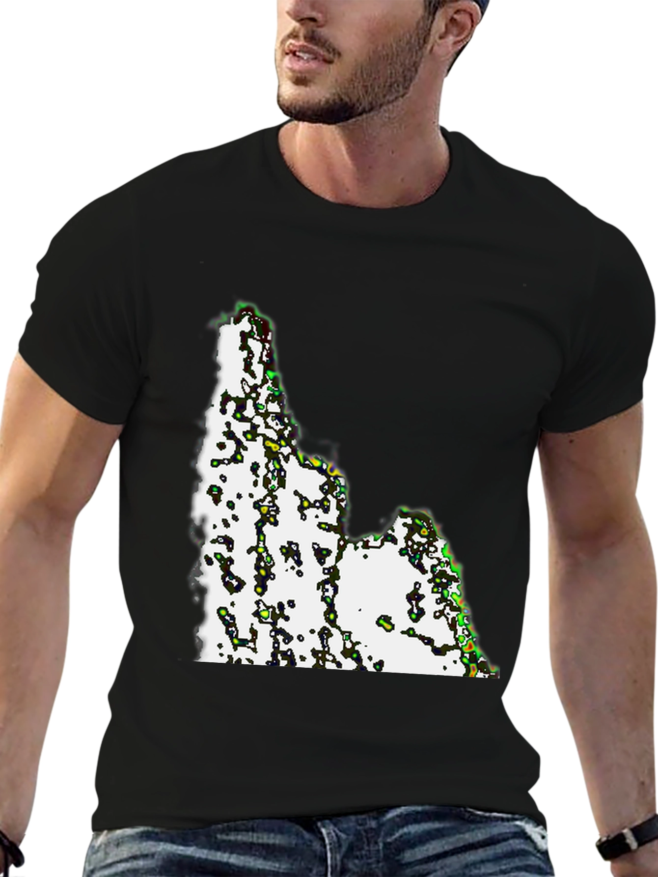 Idaho State Outline T-Shirt - Graphic Print Tee