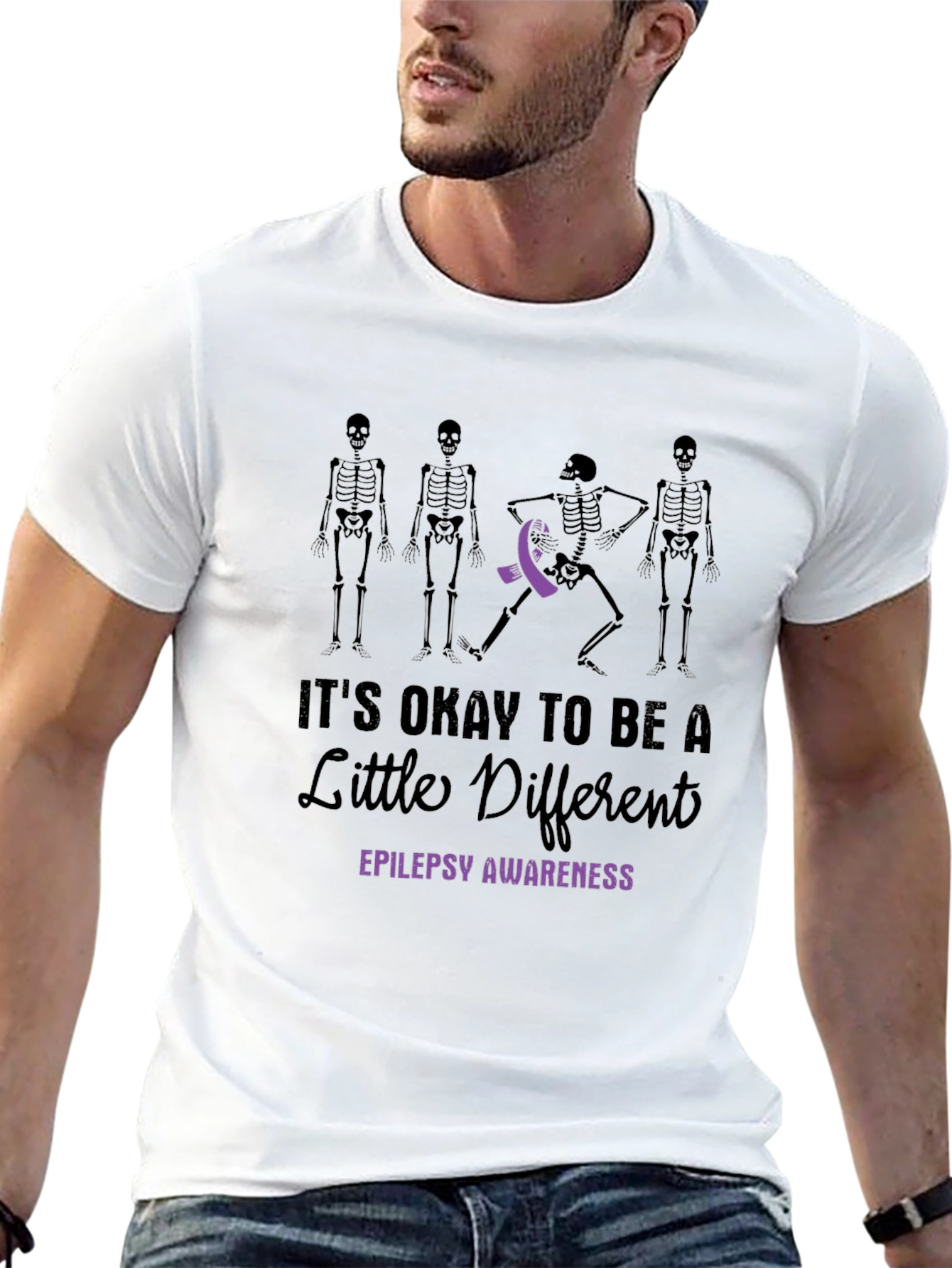 Epilepsy Awareness T-Shirt - Its Okay to Be Different