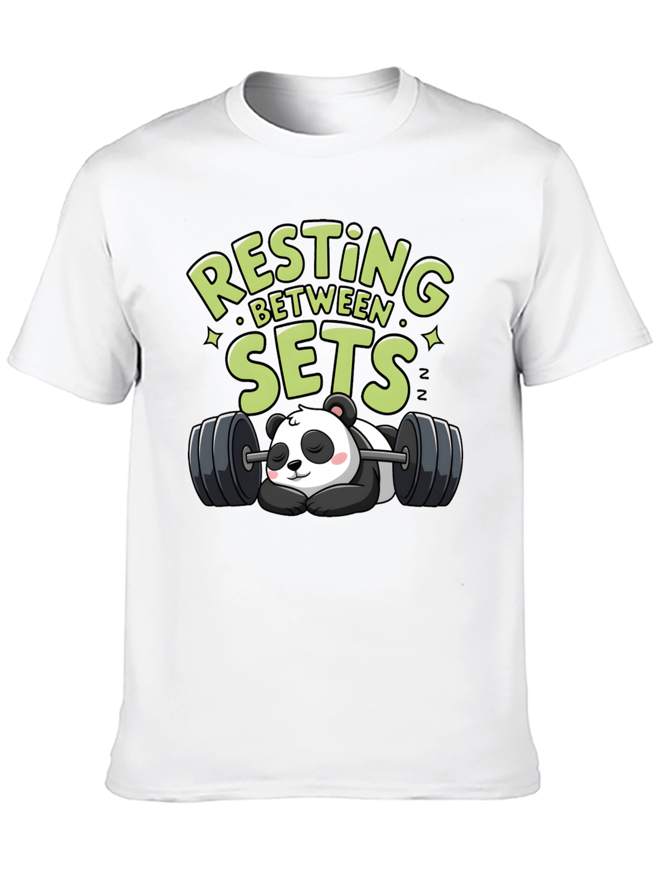 Resting Between Sets Panda Graphic Tee