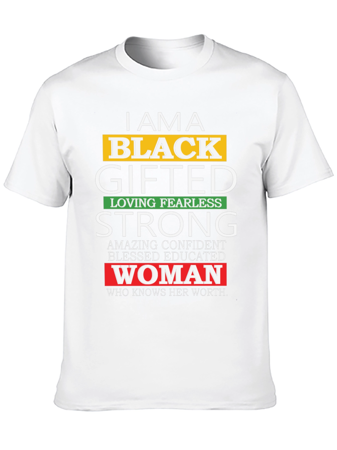 I Am A Black Gifted Woman T-Shirt