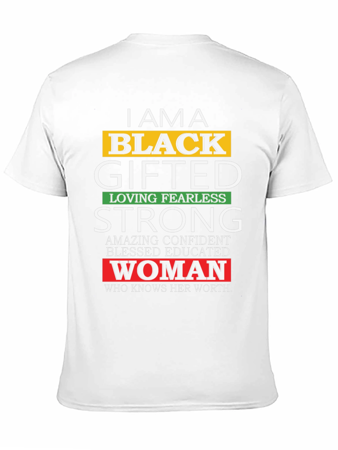 I Am A Black Gifted Woman T-Shirt