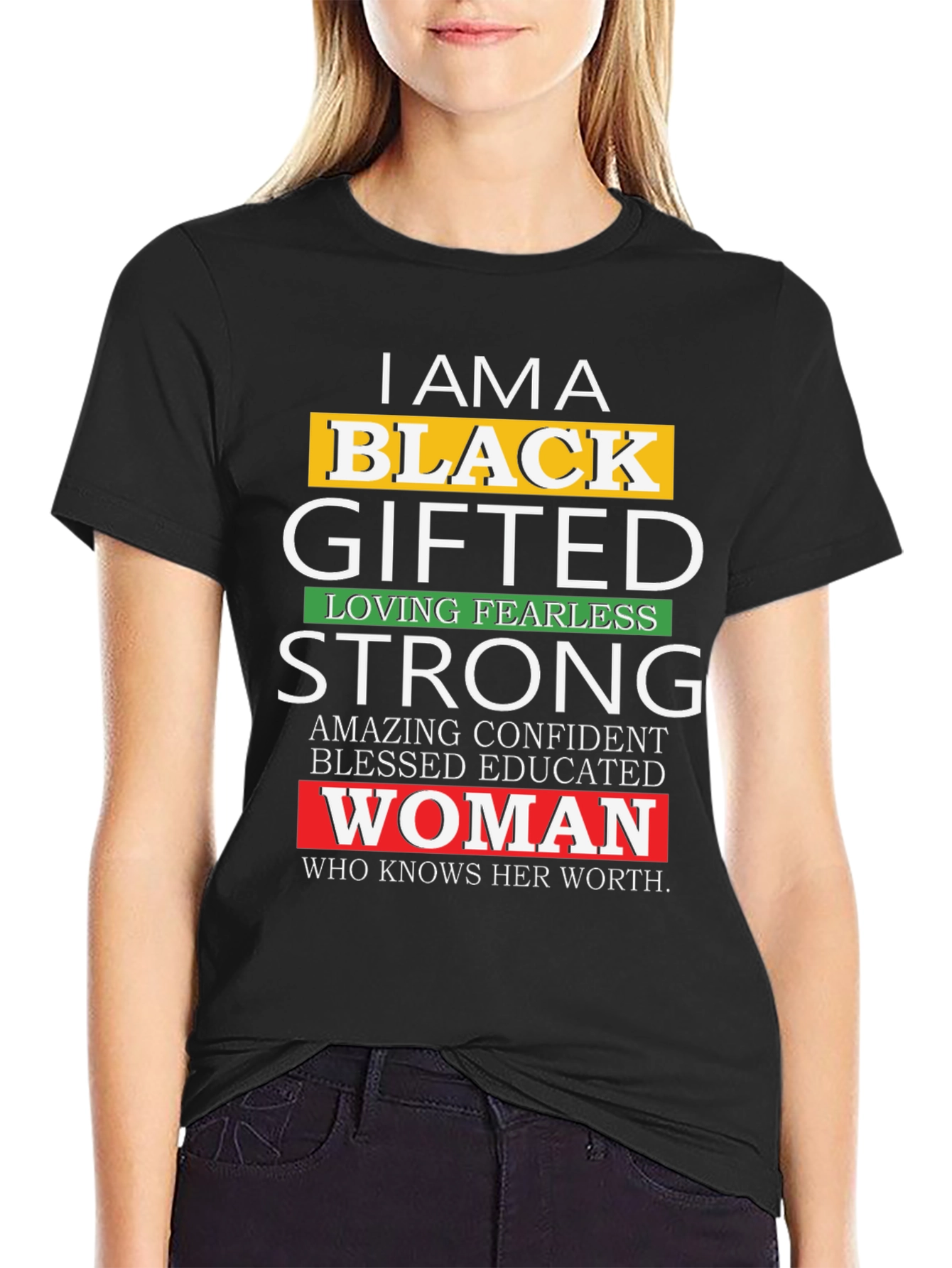 I Am A Black Gifted Woman T-Shirt