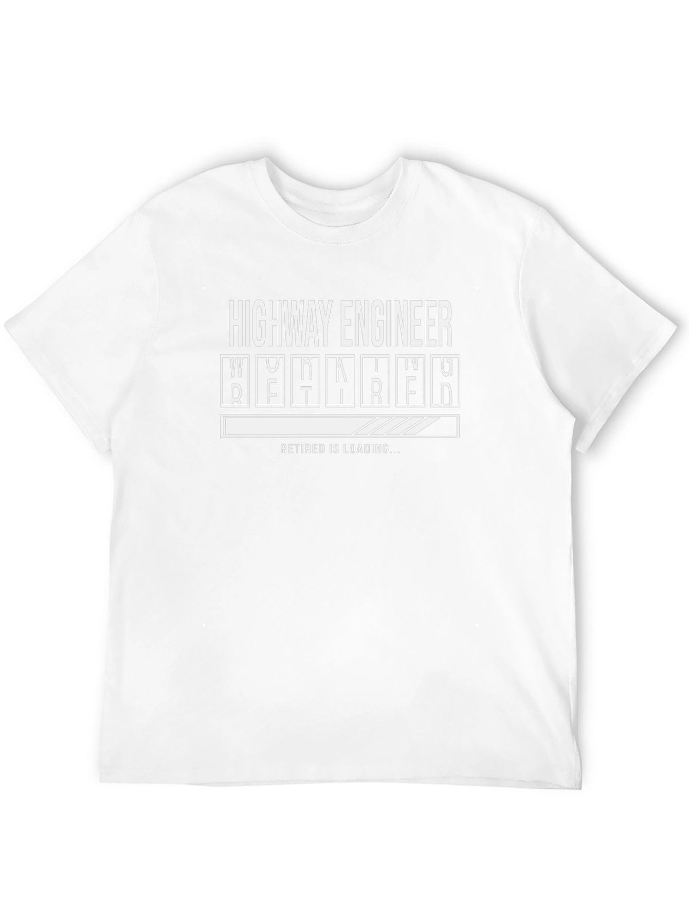Highway Engineer Retirement Loading T-Shirt