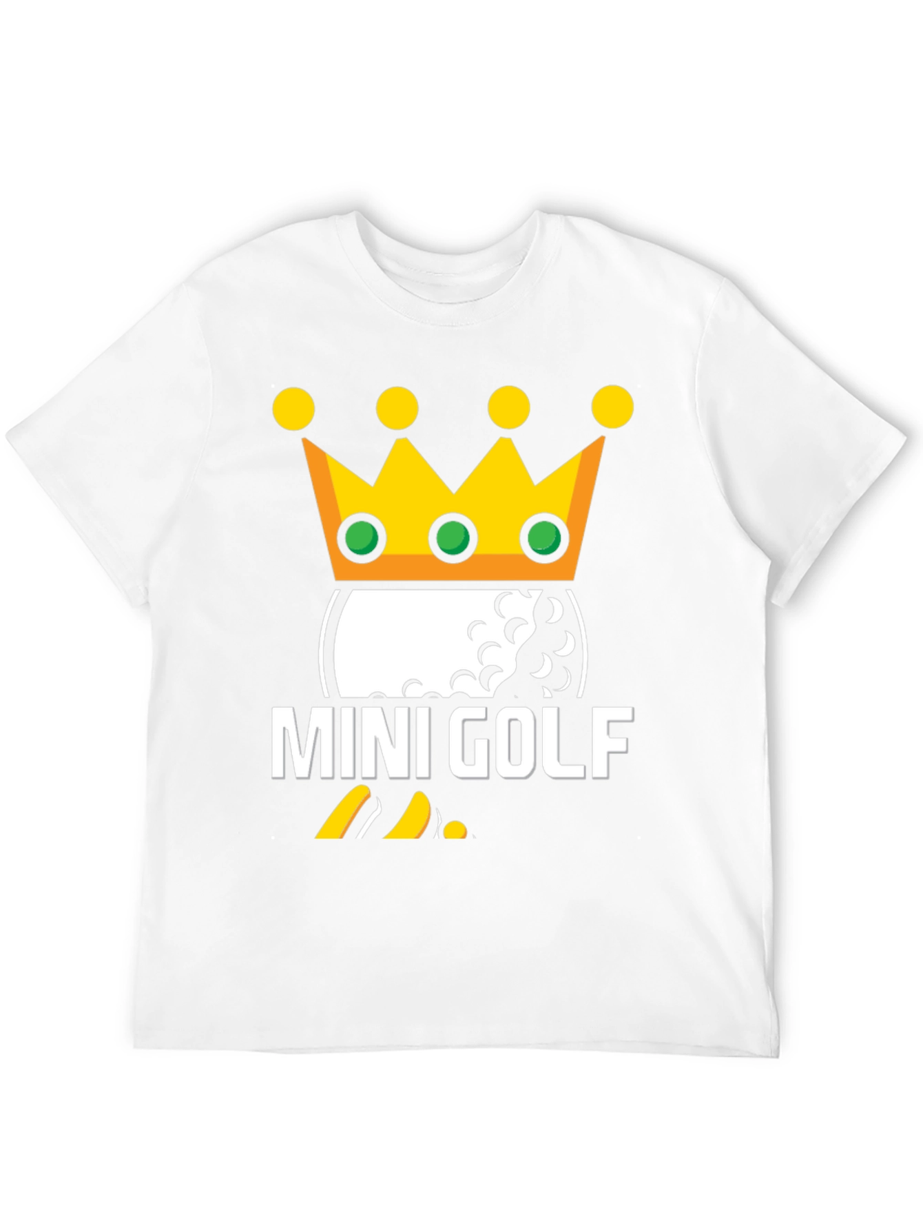 Mini Golf King T-Shirt | Novelty Golfing Tee