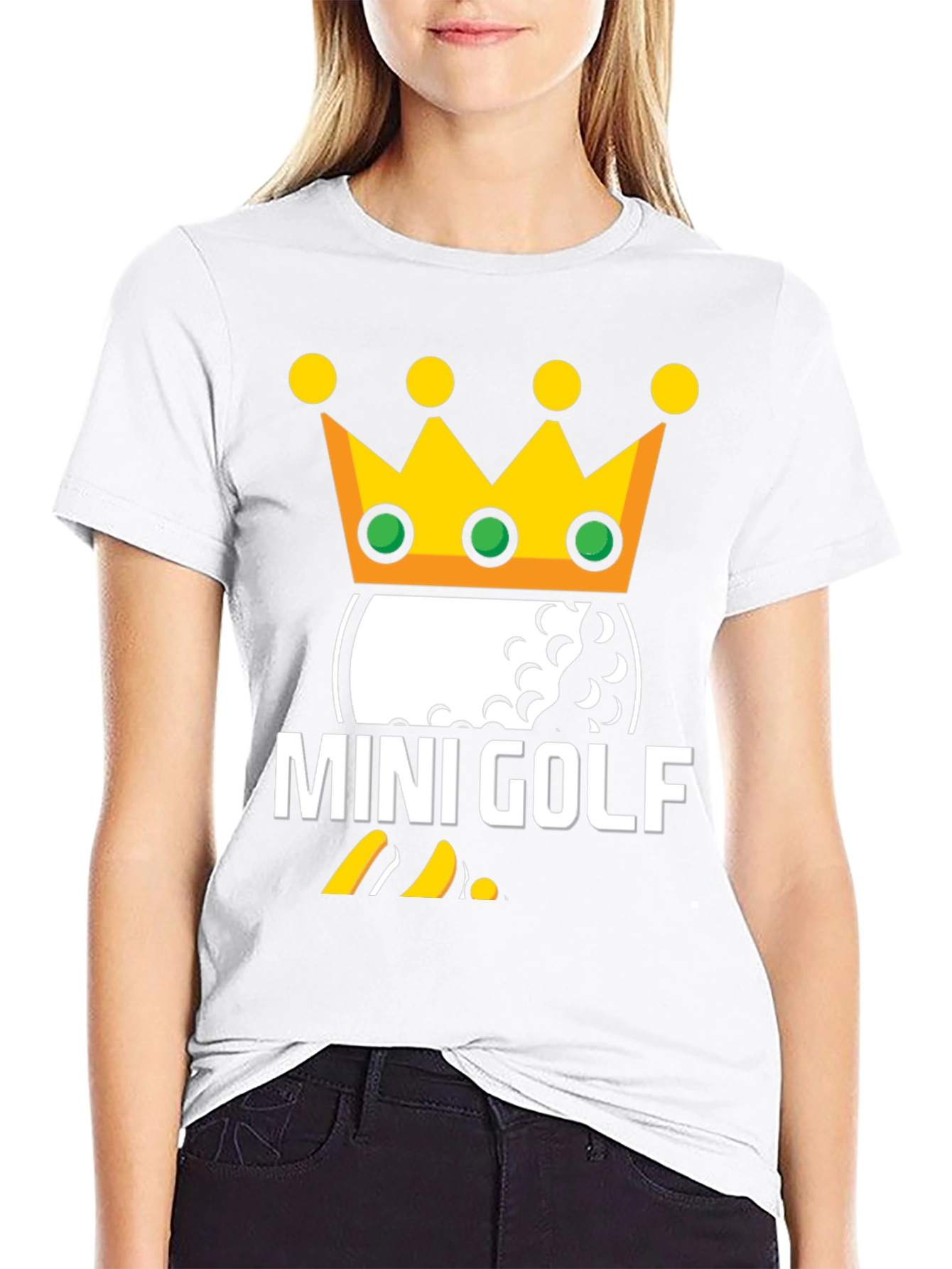 Mini Golf King T-Shirt | Novelty Golfing Tee