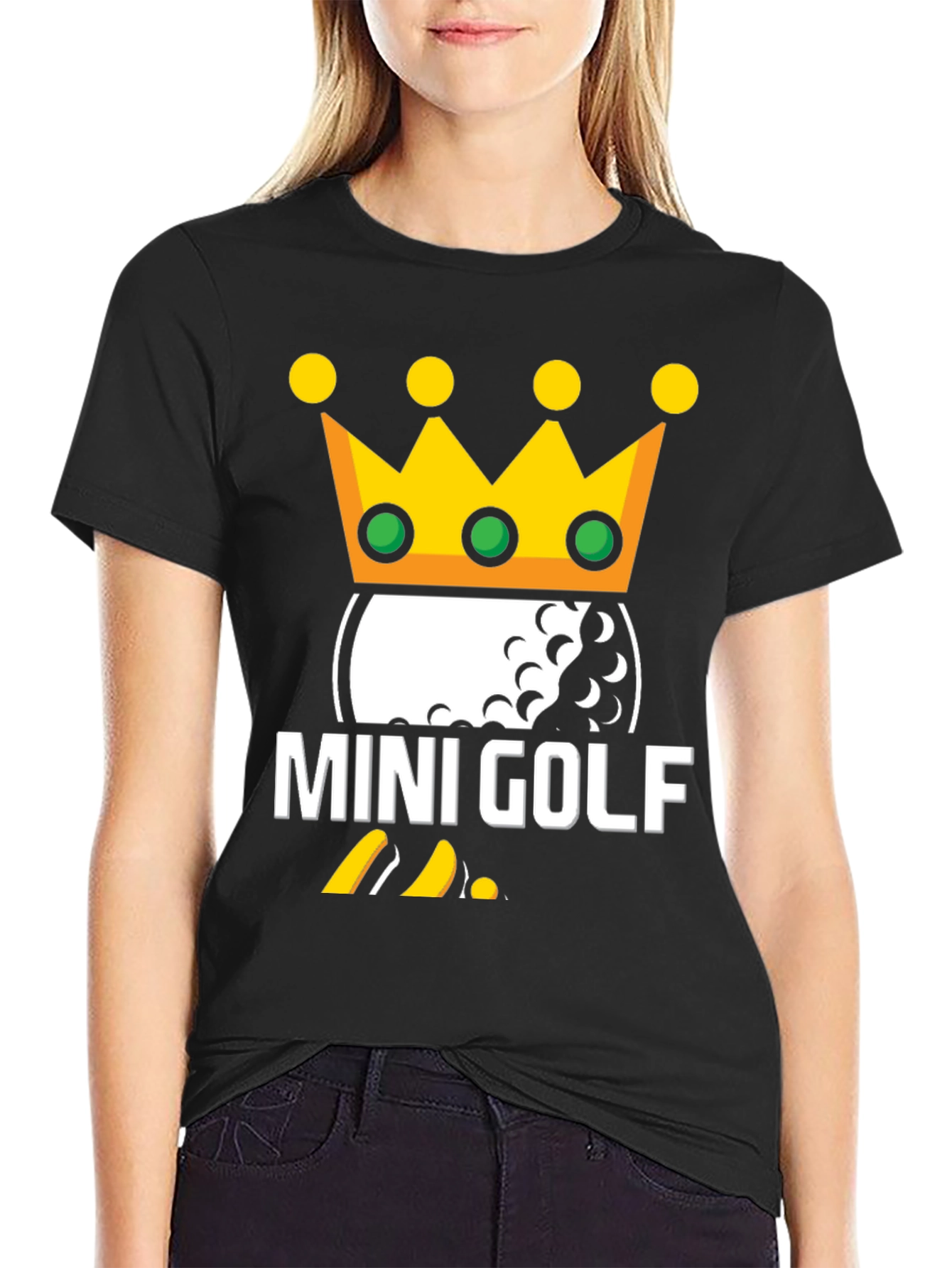 Mini Golf King T-Shirt | Novelty Golfing Tee