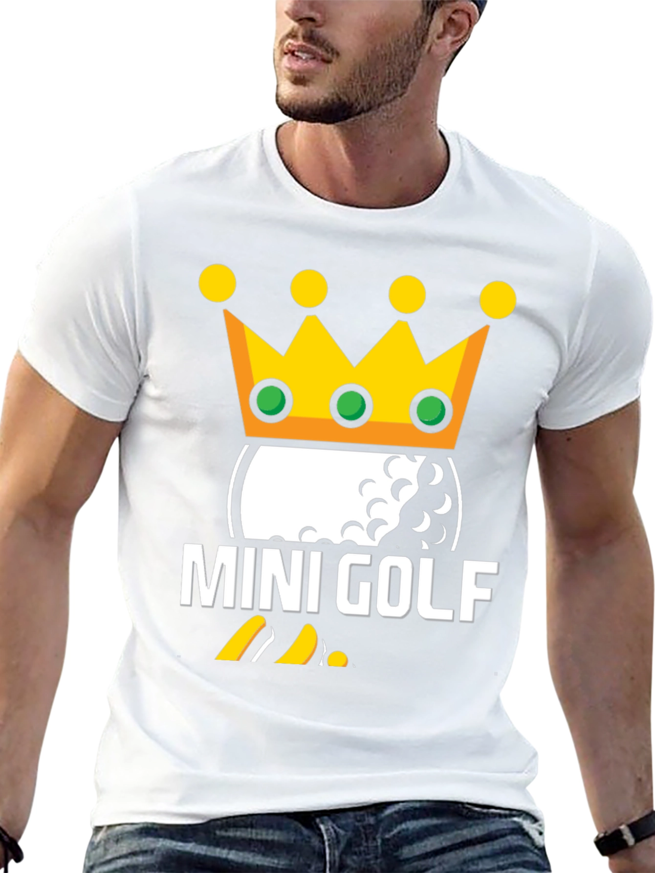 Mini Golf King T-Shirt | Novelty Golfing Tee