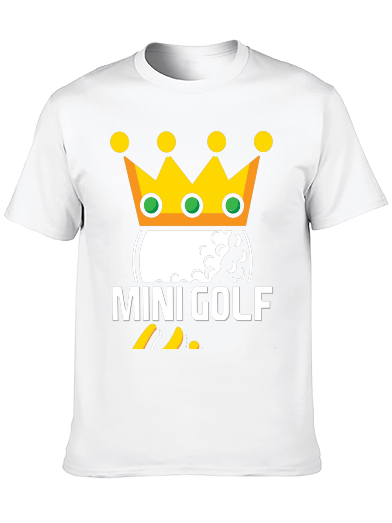 Mini Golf King T-Shirt | Novelty Golfing Tee