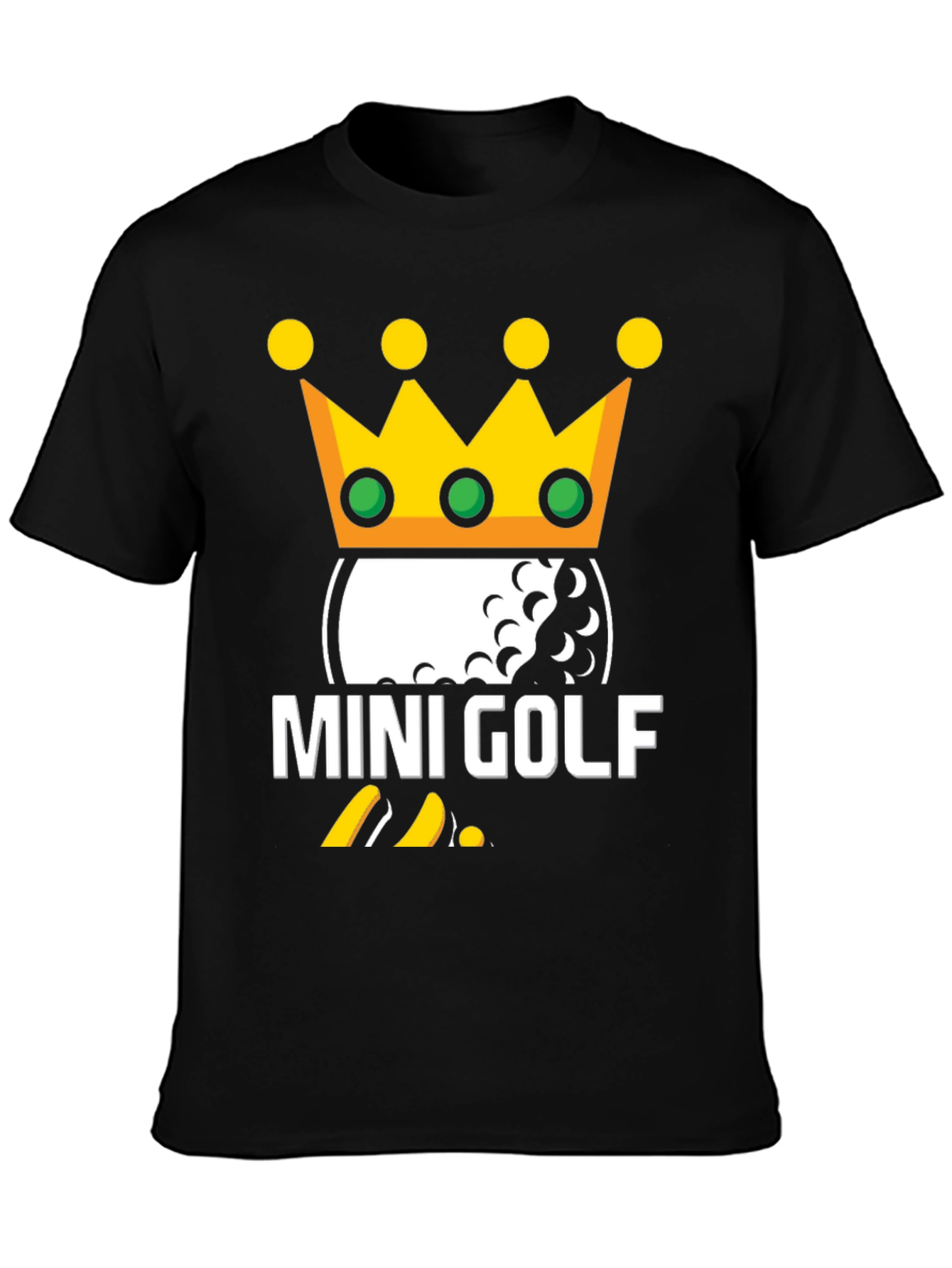 Mini Golf King T-Shirt | Novelty Golfing Tee