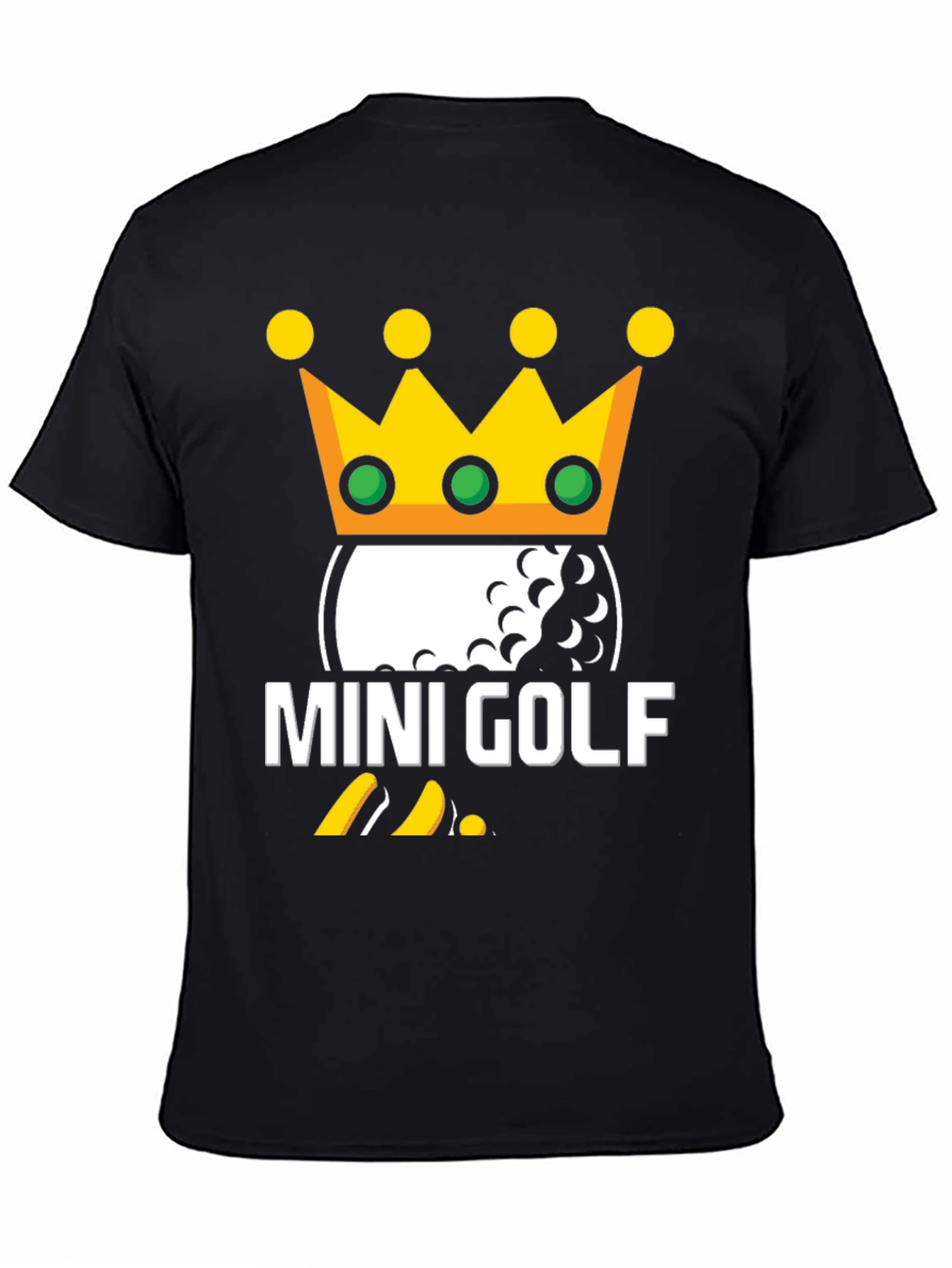 Mini Golf King T-Shirt | Novelty Golfing Tee
