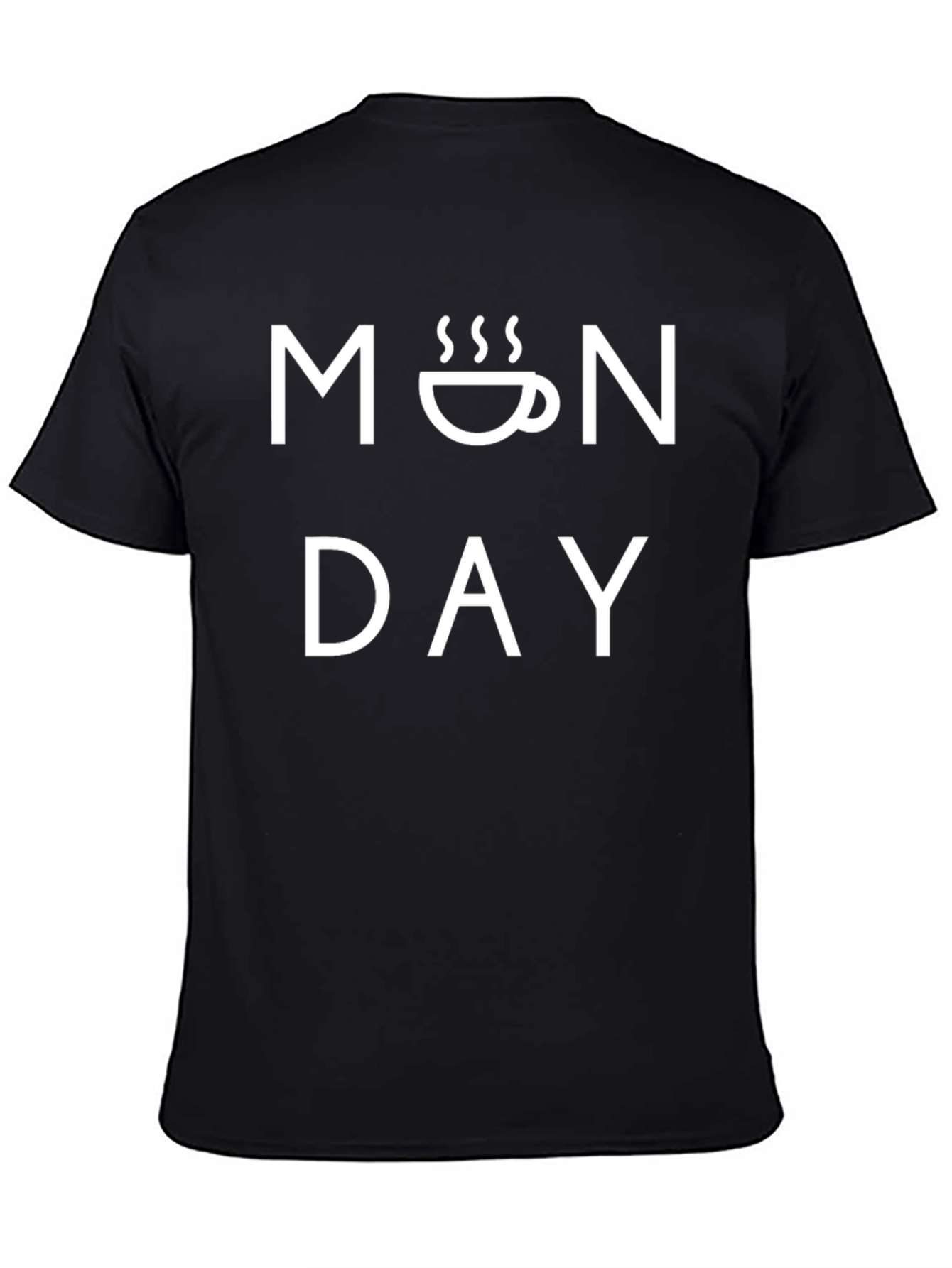 Monday Coffee T-Shirt - Mens Black Graphic Tee