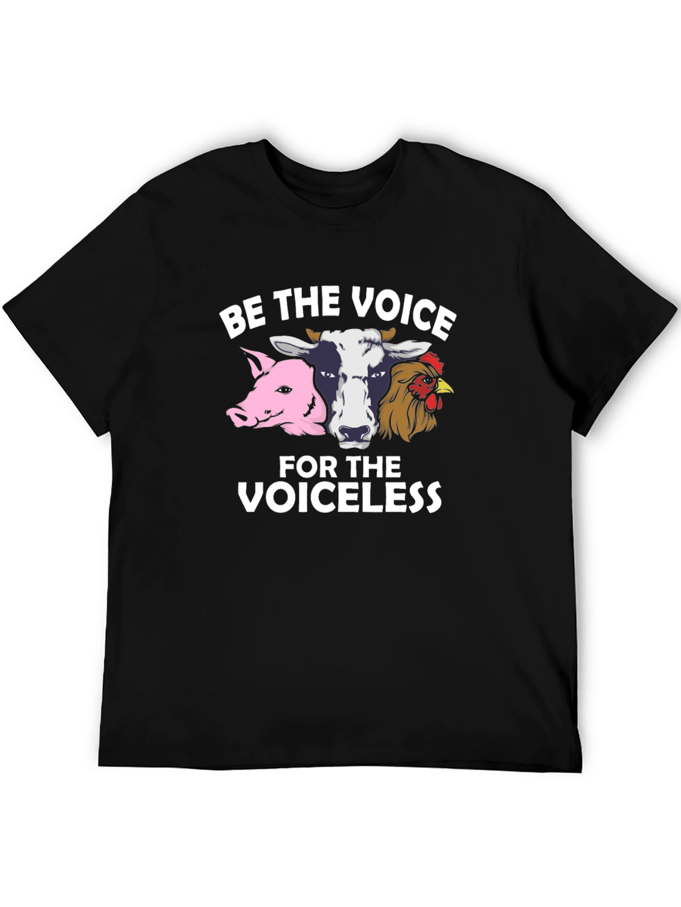 Be the Voice T-Shirt - Animal Rights Vegan Tee