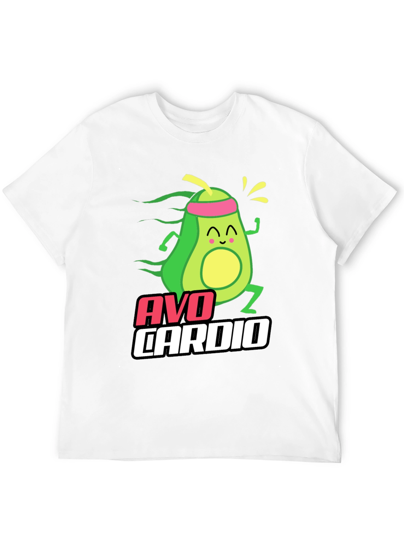 Avo Cardio T-Shirt: Avocado Fitness Fun!