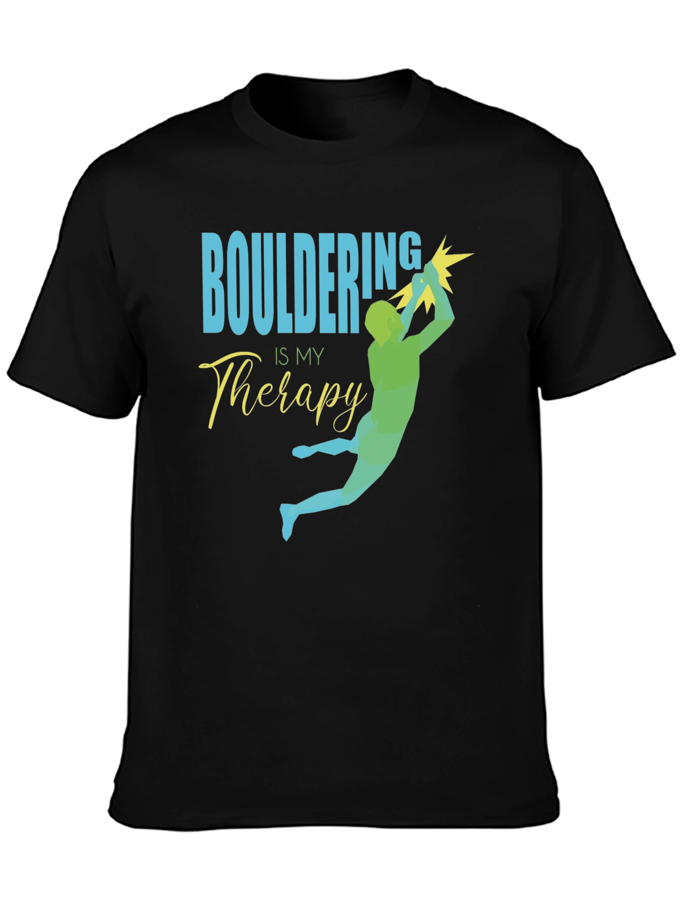 Bouldering is My Therapy T-Shirt