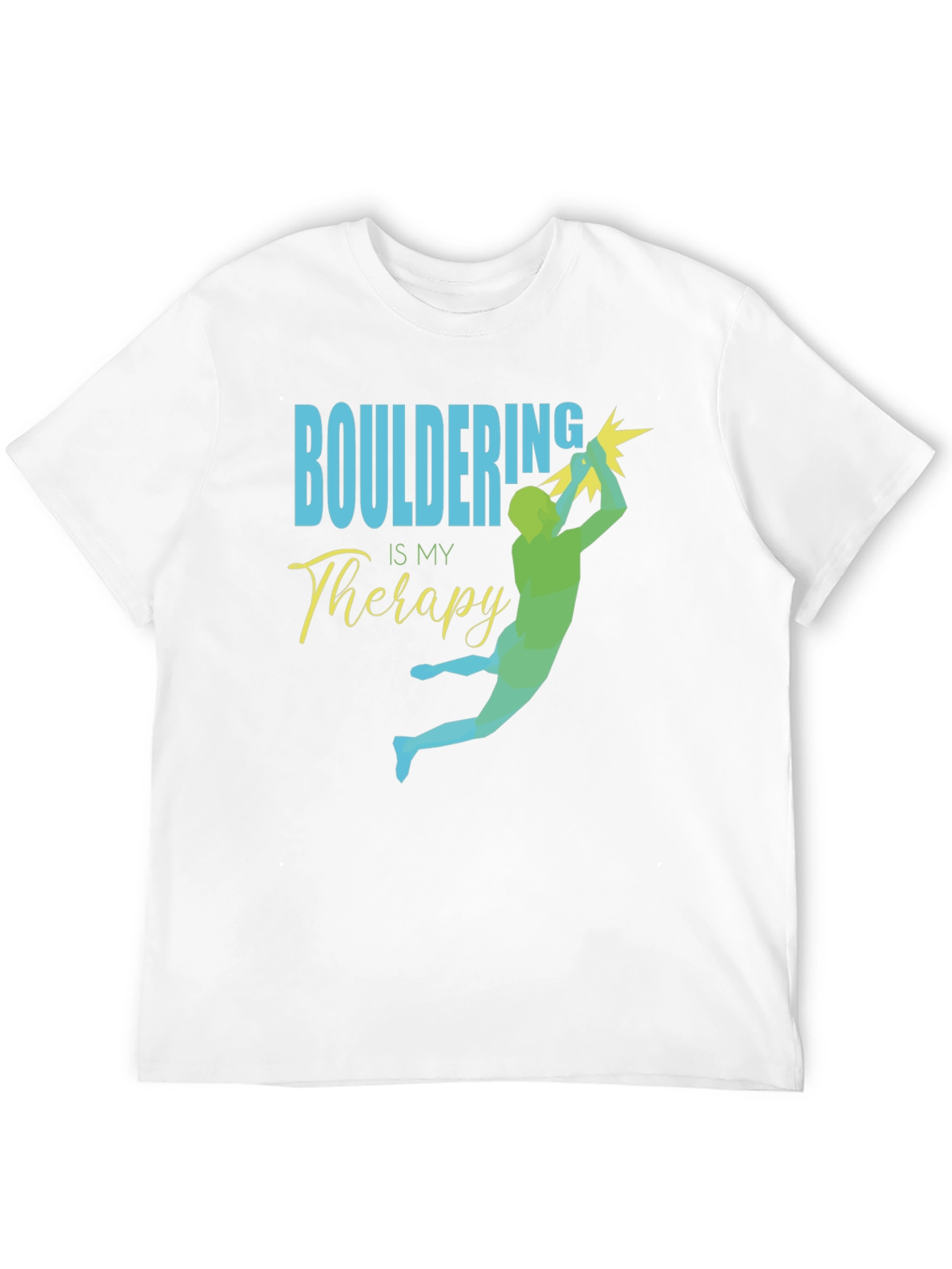 Bouldering is My Therapy T-Shirt