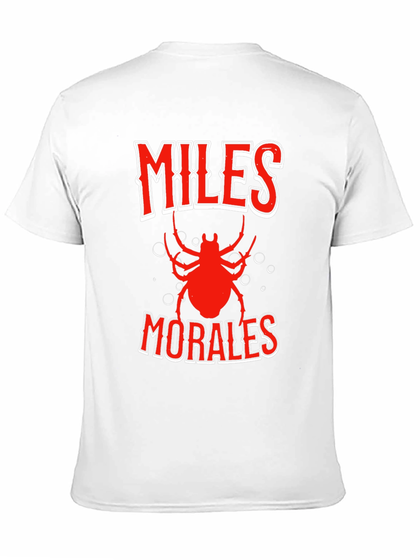 Miles Morales Spider-Man Inspired Black T-Shirt