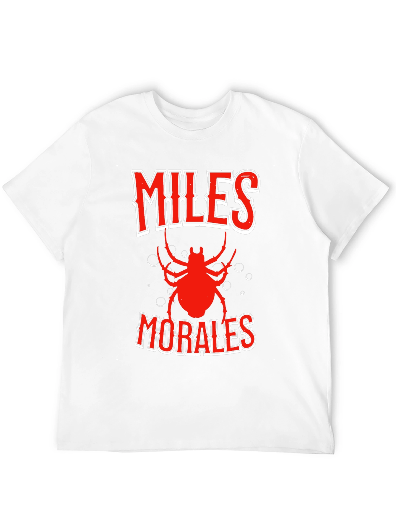 Miles Morales Spider-Man Inspired Black T-Shirt
