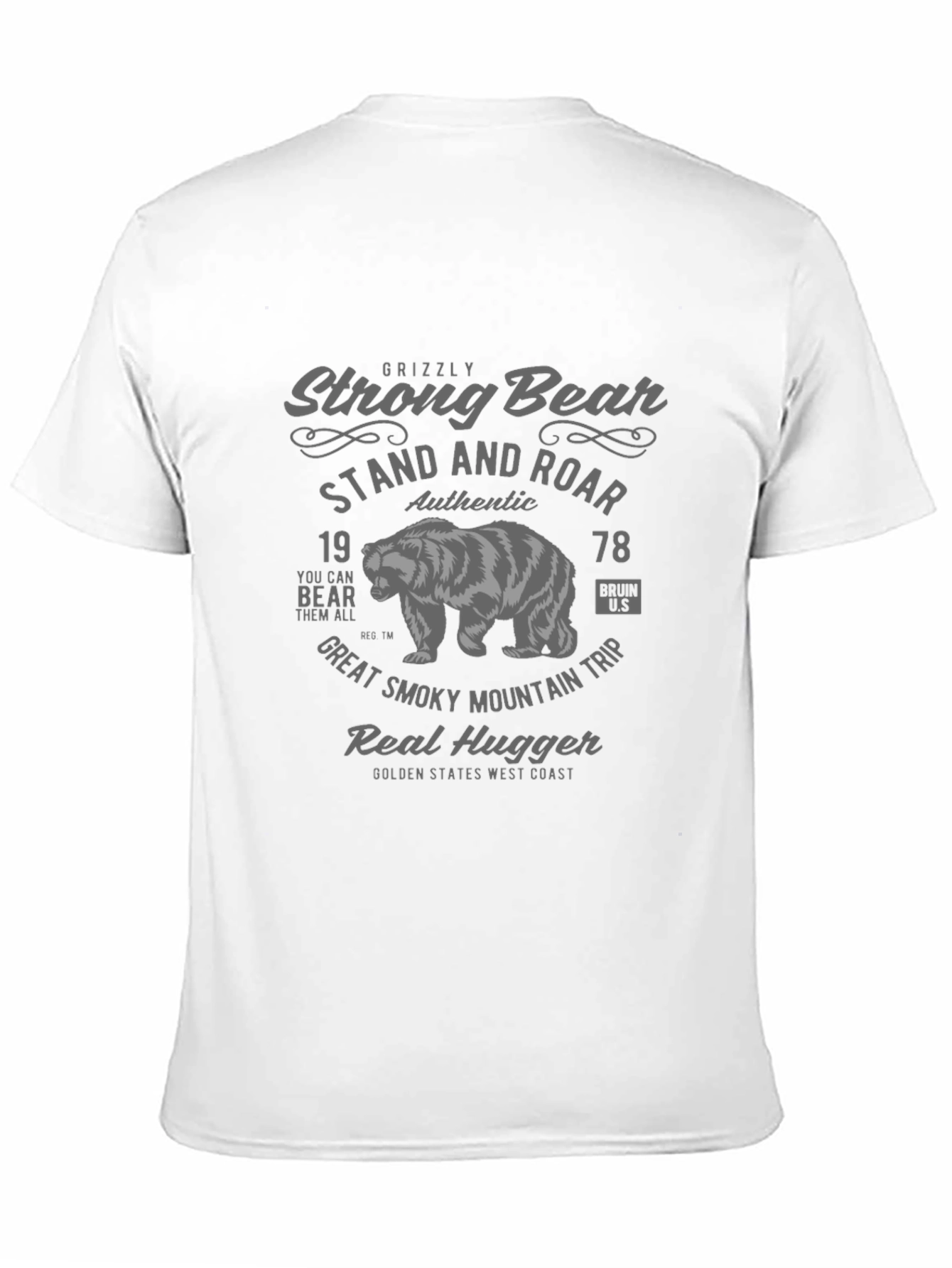 Grizzly Strong Bear Graphic T-Shirt