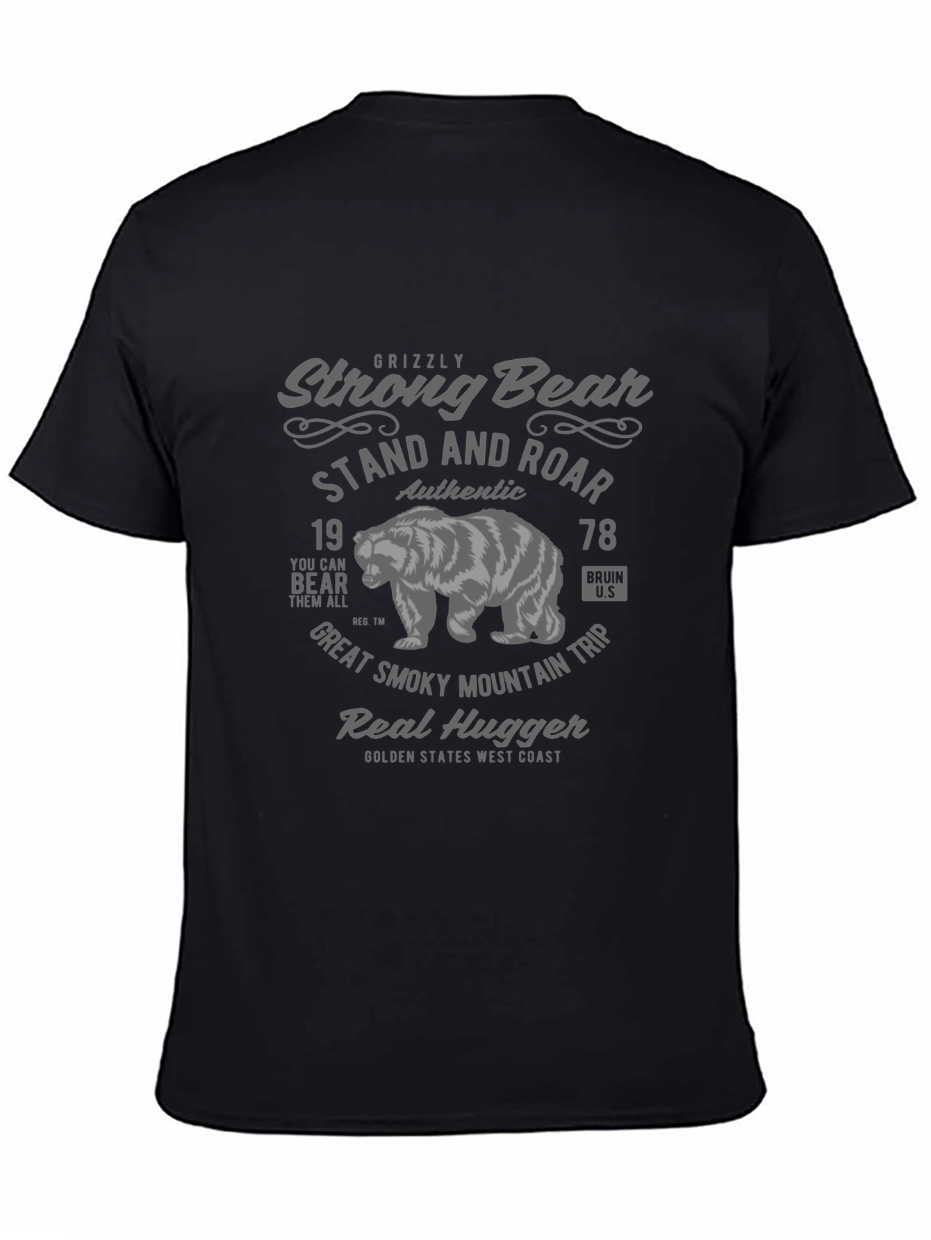 Grizzly Strong Bear Graphic T-Shirt