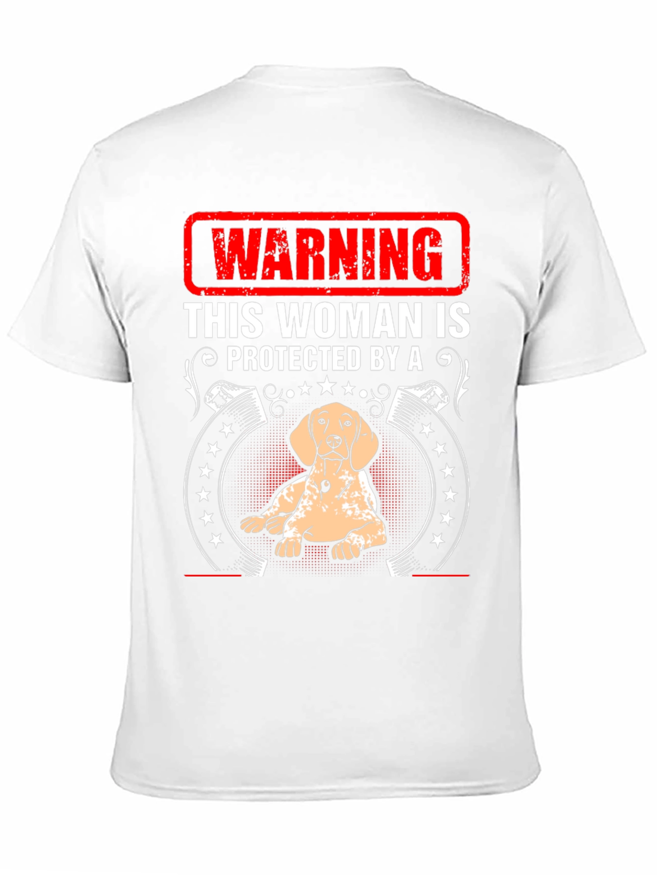 Warning This Woman is Protected by a Dog T-Shirt