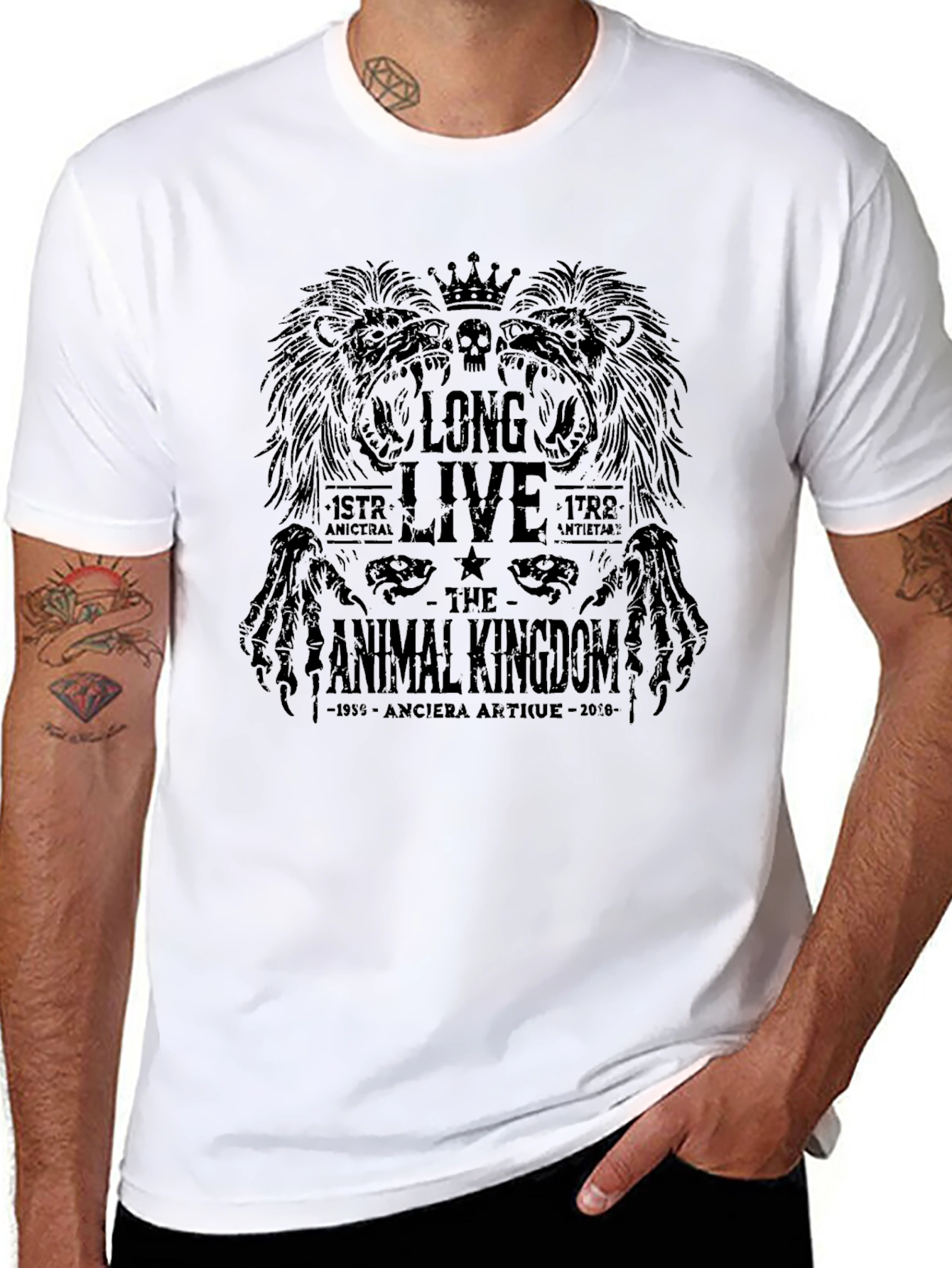 Long Live the Animal Kingdom Black T-Shirt